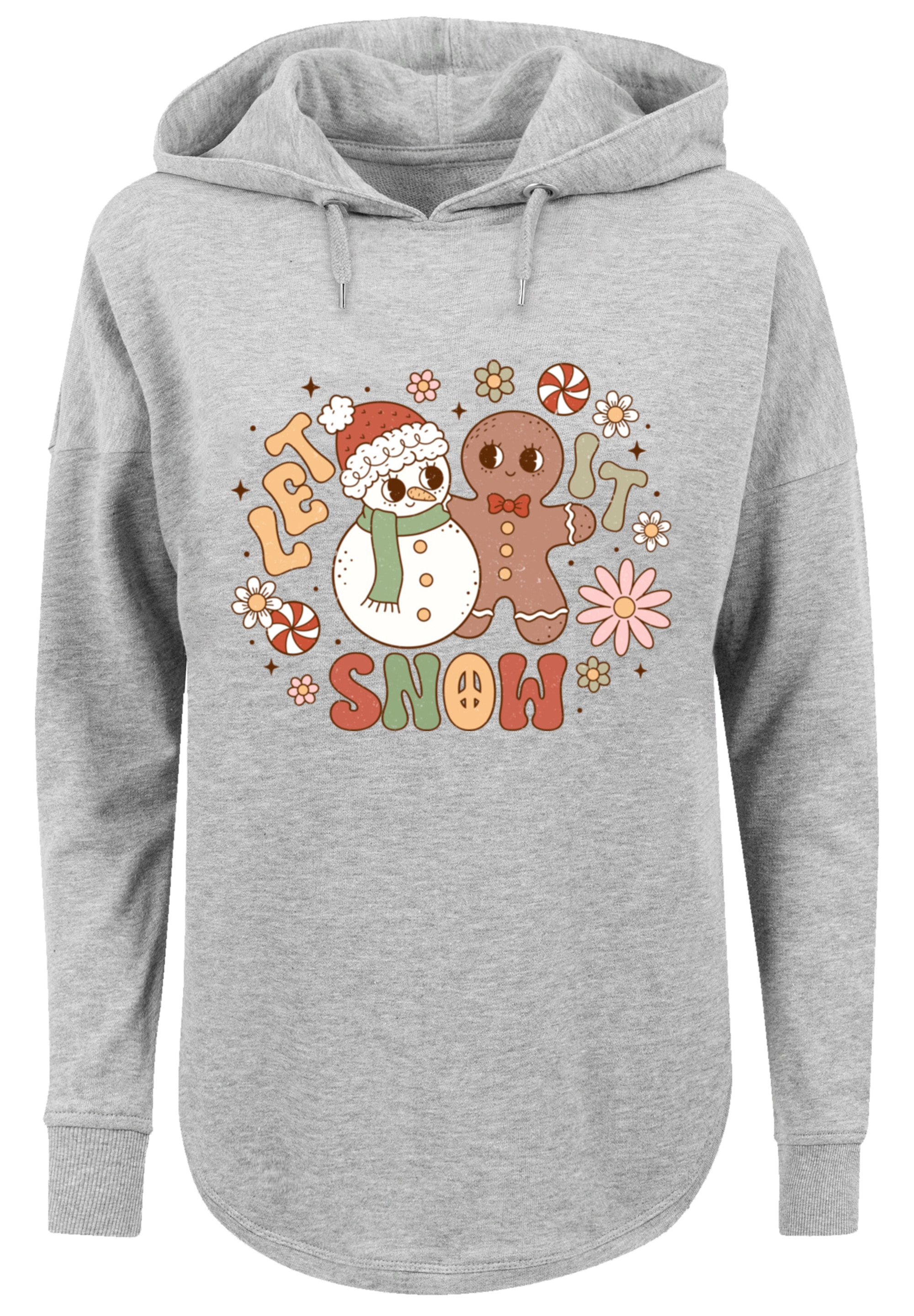 F4NT4STIC Kapuzenpullover "Let It Snow Gingerbread" Premium Qualität, Weihn günstig online kaufen