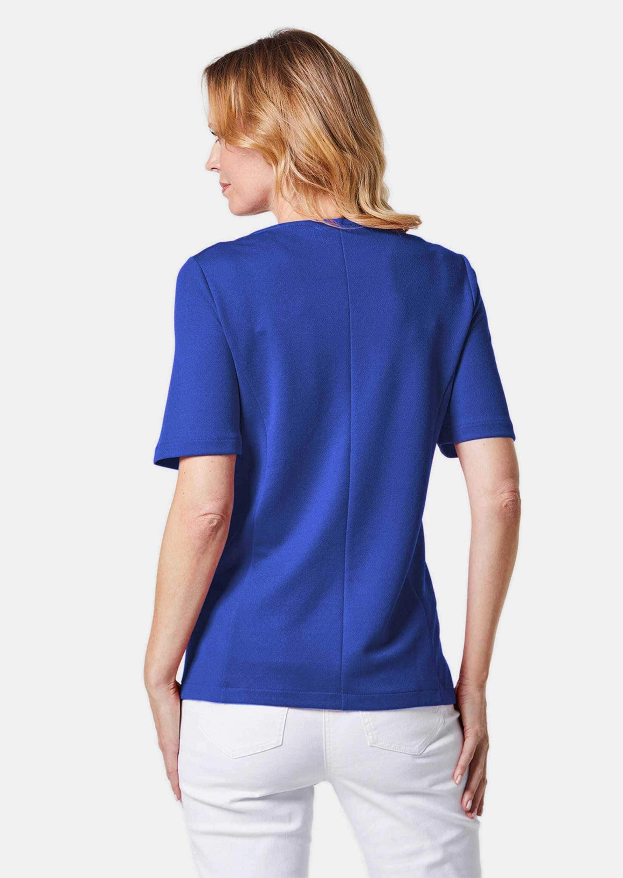 GOLDNER Langarm-Poloshirt »Shirt Zipfelshirt«