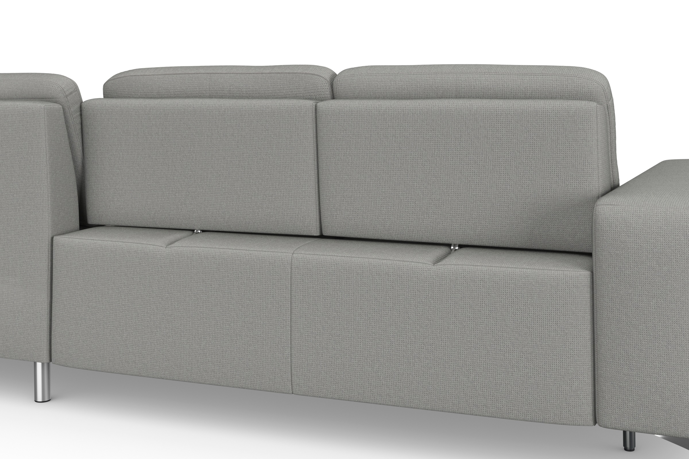 sit&more Ecksofa »Baviene L-Form«, inklusive Sitztiefenverstellung und Federkern, wahlweise Bettfunktion