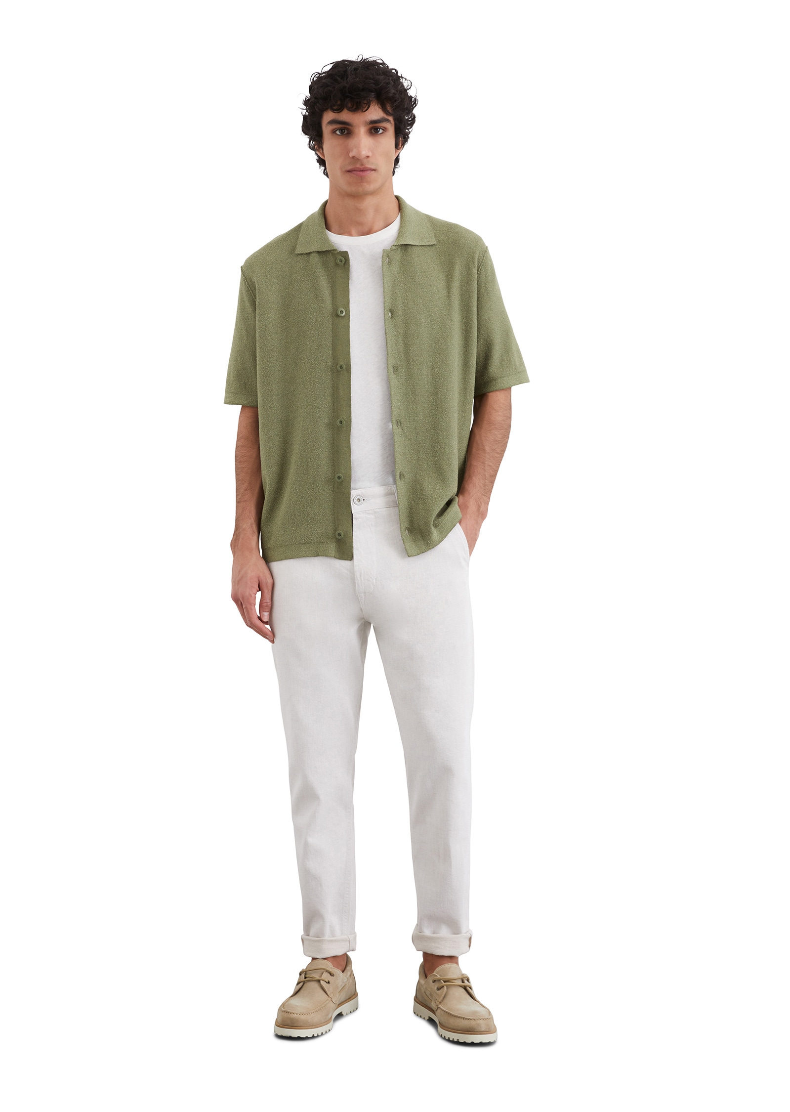Marc O'Polo 3/4 Arm-Pullover »mit flauschiger Struktur«