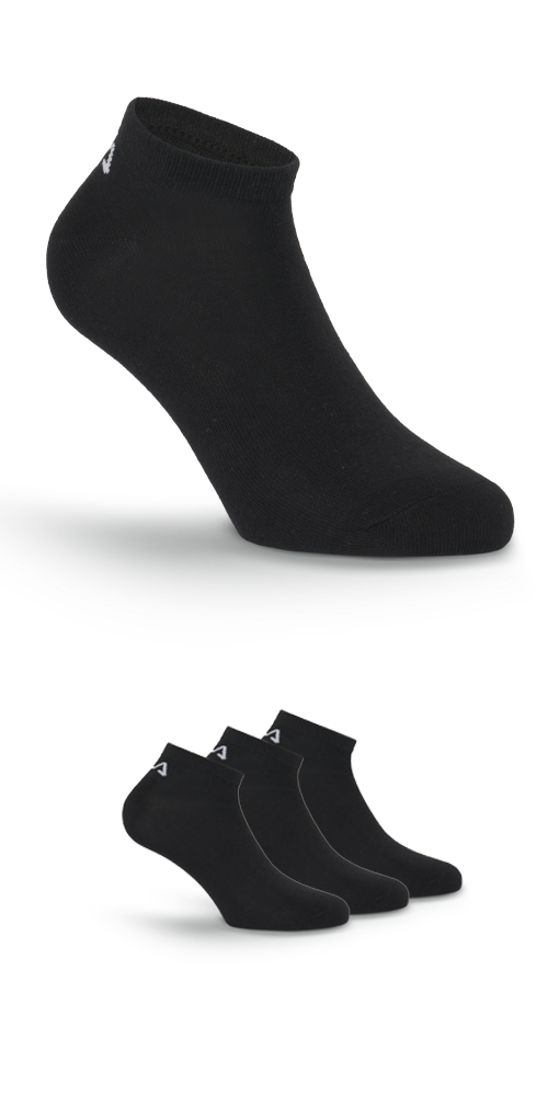 Fila Socken "UNISEX INVISIBLE PLAIN SOCKS" 3 Stk. tlg. mit eingestricktem L günstig online kaufen