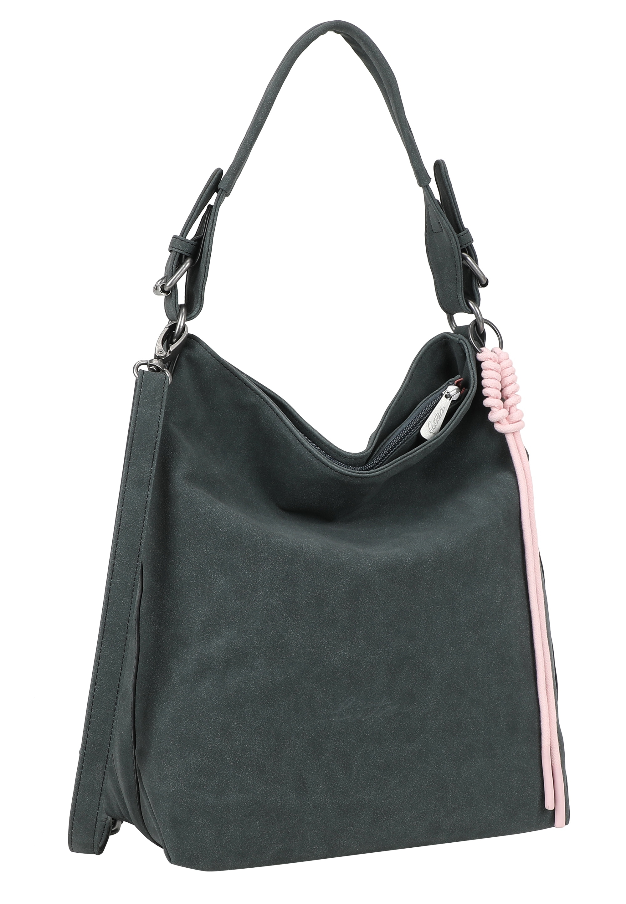 Fritzi aus Preußen Schultertasche »Jacky Black« mit Reißverschluss