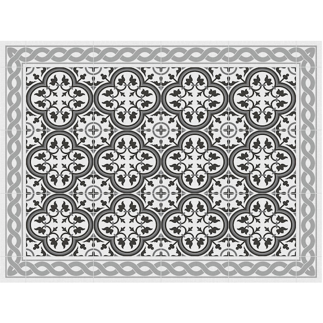 Black Friday Contento Platzset »Matteo, Tiles, portugese grey«, (Set, 4 St.),  für innen und außen geeignet, wasserabweisend | BAUR