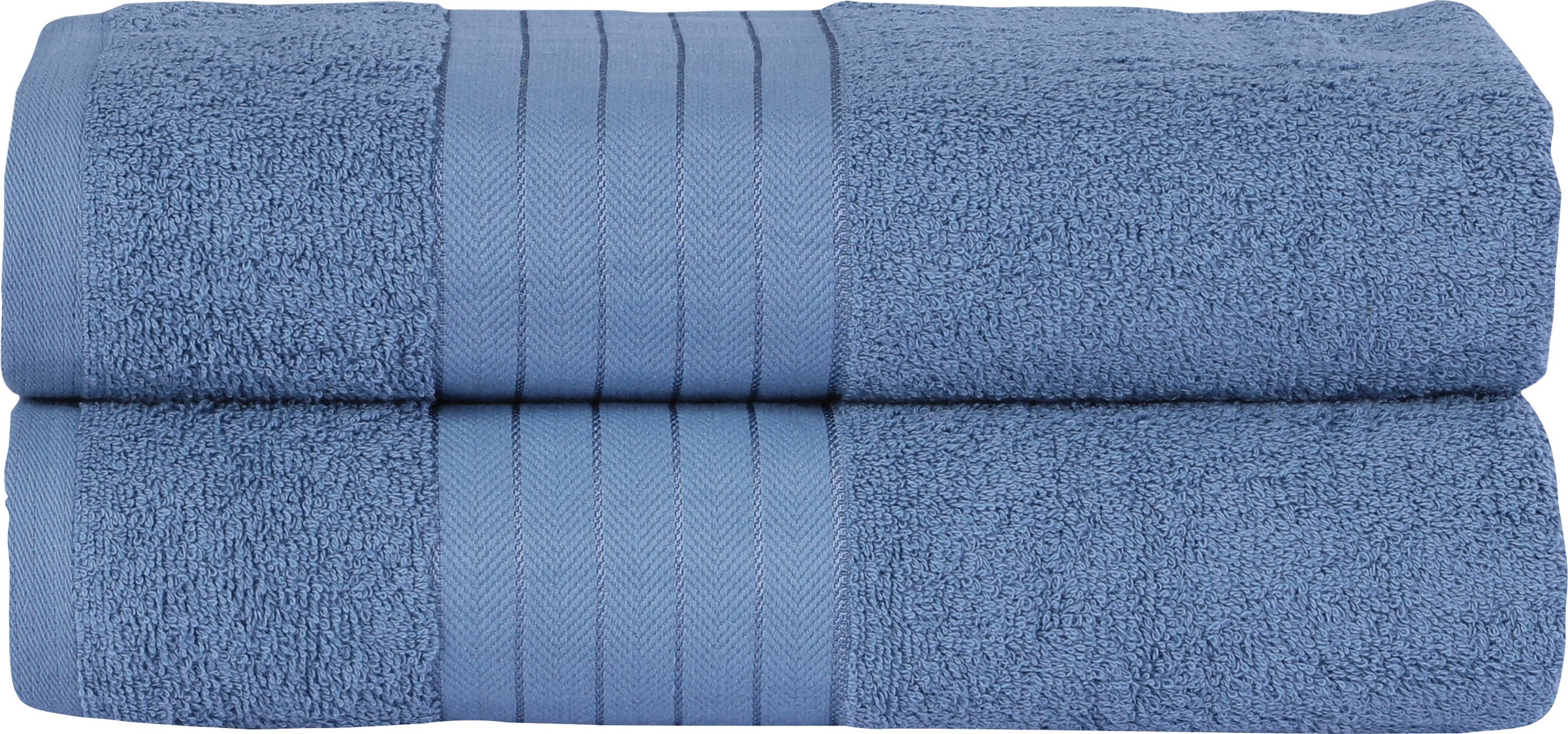 good morning Badetuch | Towels«, mit BAUR gewebtem (2 Rechnung »Uni St.), Rand auf