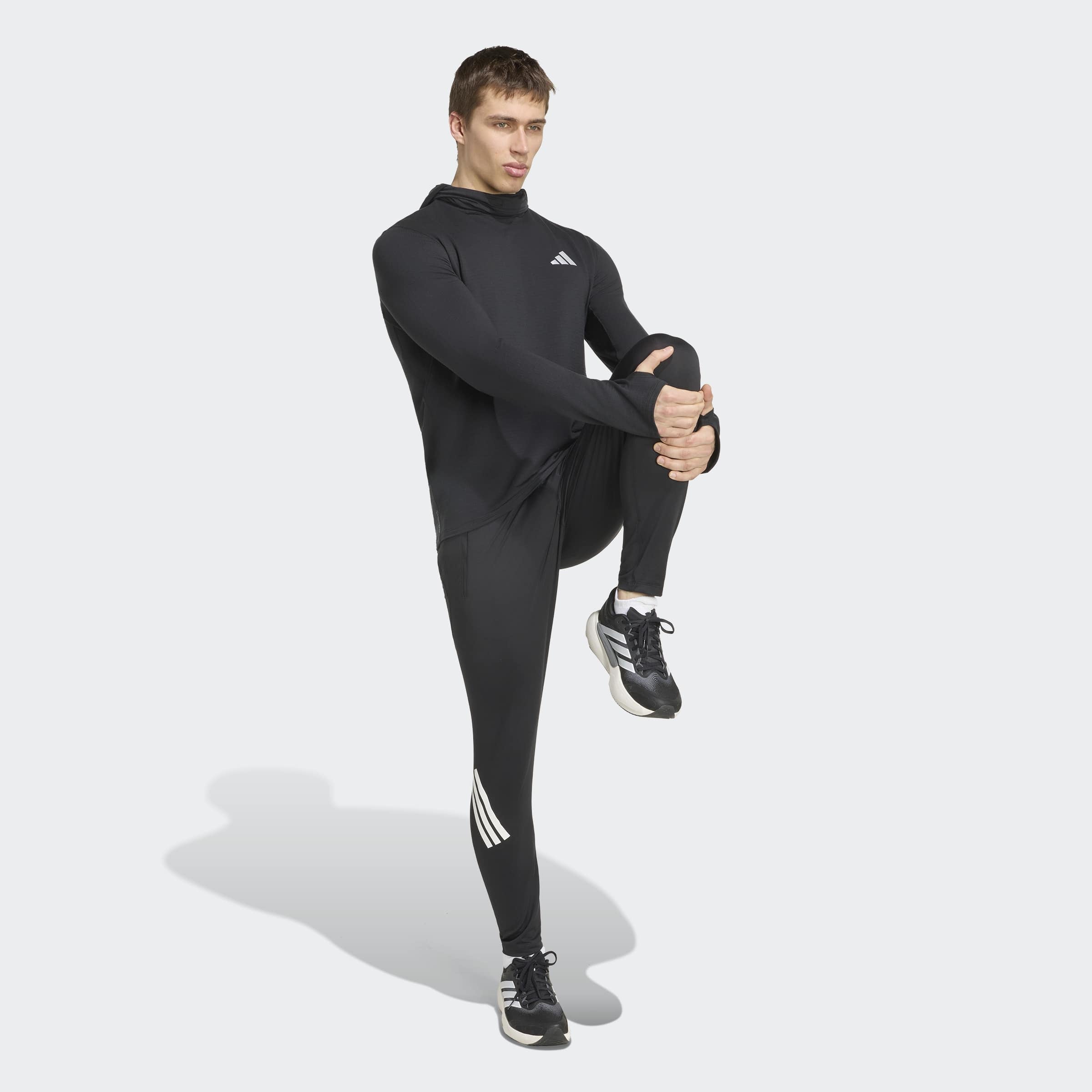 adidas Performance Kapuzensweatshirt »ADI365 RUNNING ESSENTIALS WINTERIZED OBERTEIL, KAPUZE, LANGÄRMELIG«
