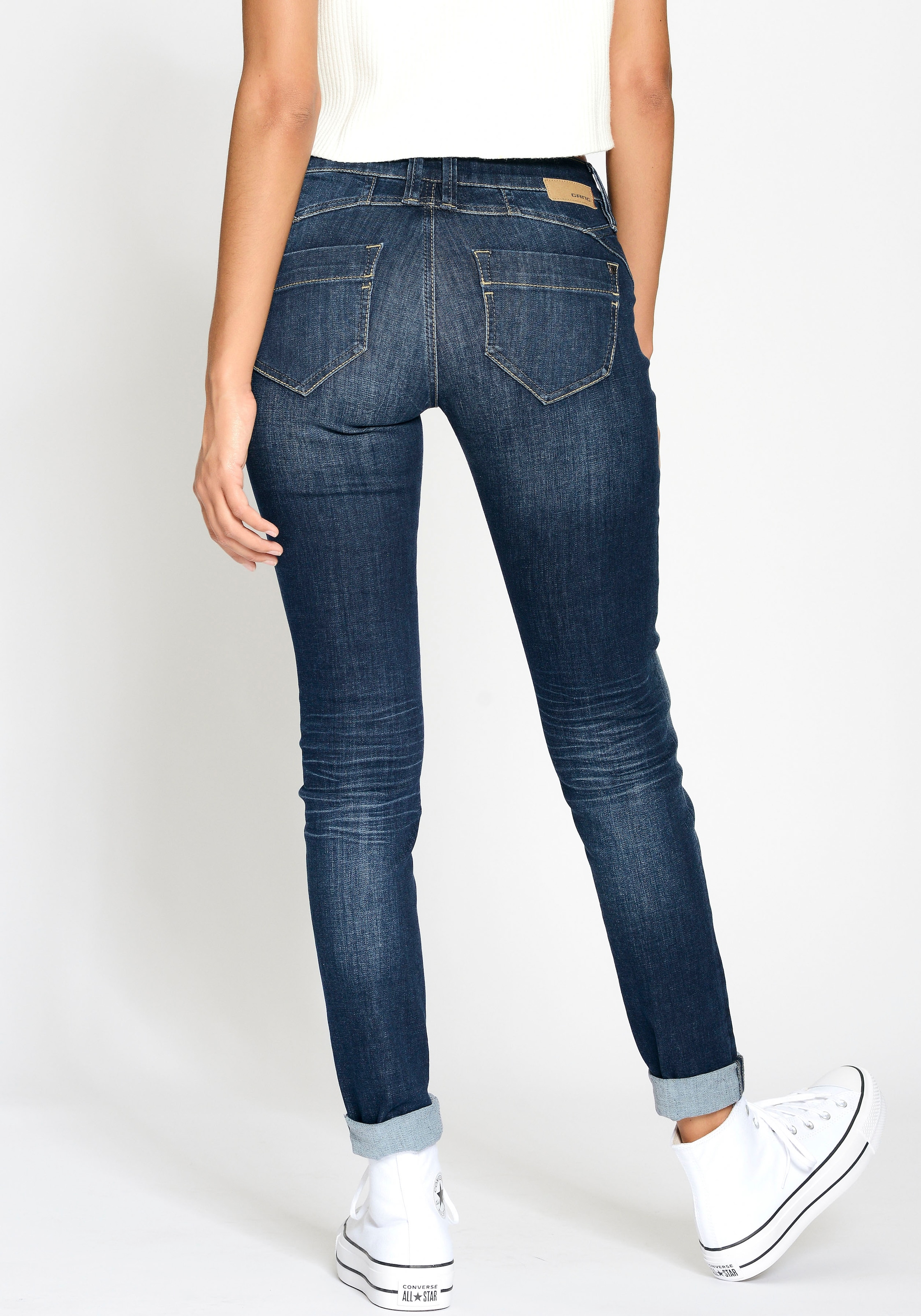 kaufen Elasthan-Anteil mit GANG Skinny-fit-Jeans | online »NENA« BAUR