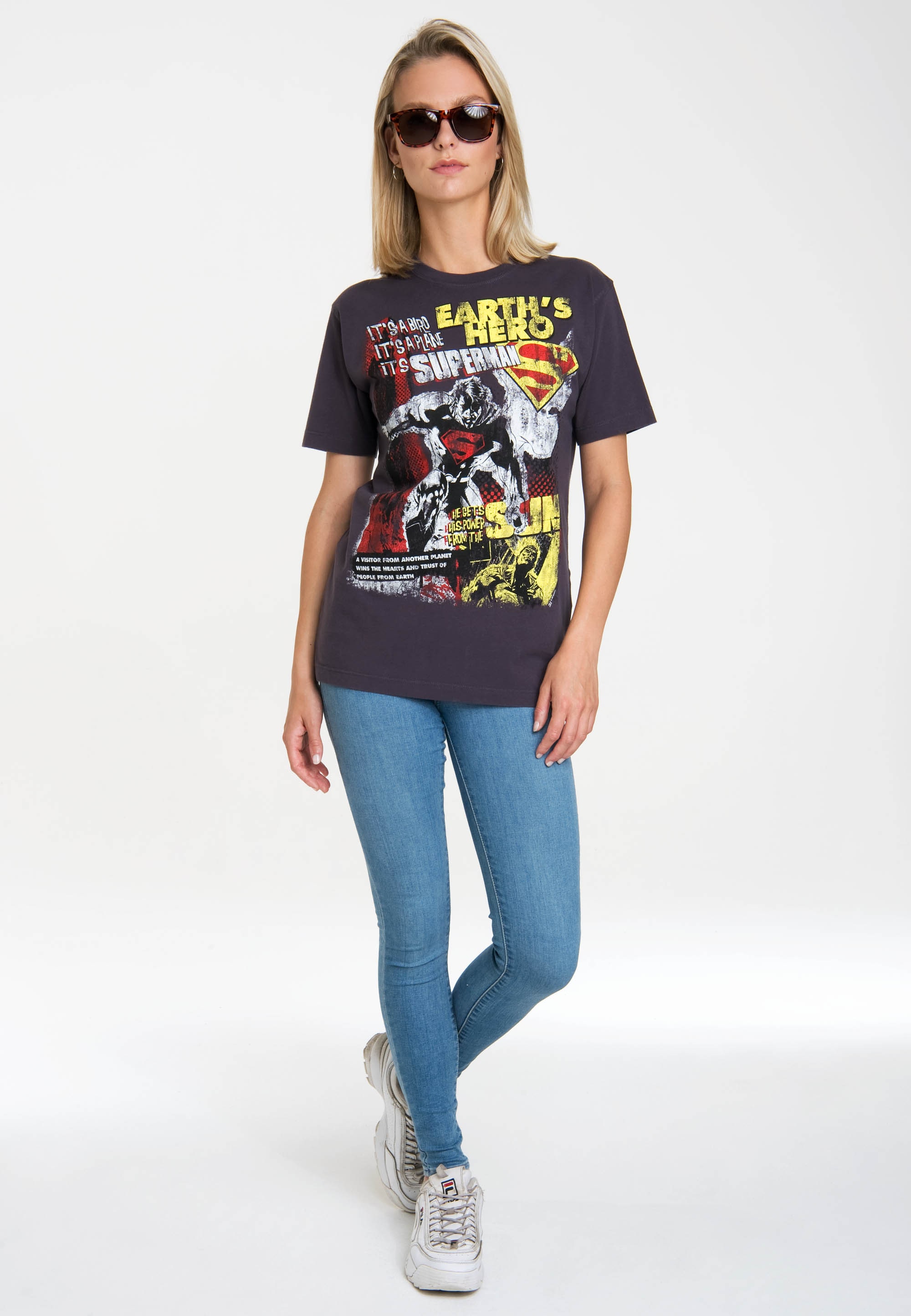 LOGOSHIRT T-Shirt »Superman« mit lizenziertem Originaldesign