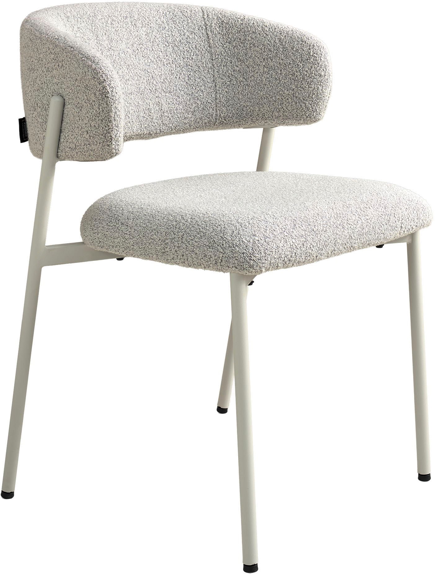 SCHÖNER WOHNEN-Kollektion Esszimmerstuhl »OSLO« (Set) 2 Stk.Bezug Bouclé, Untergestell Metall pulverbeschichtet