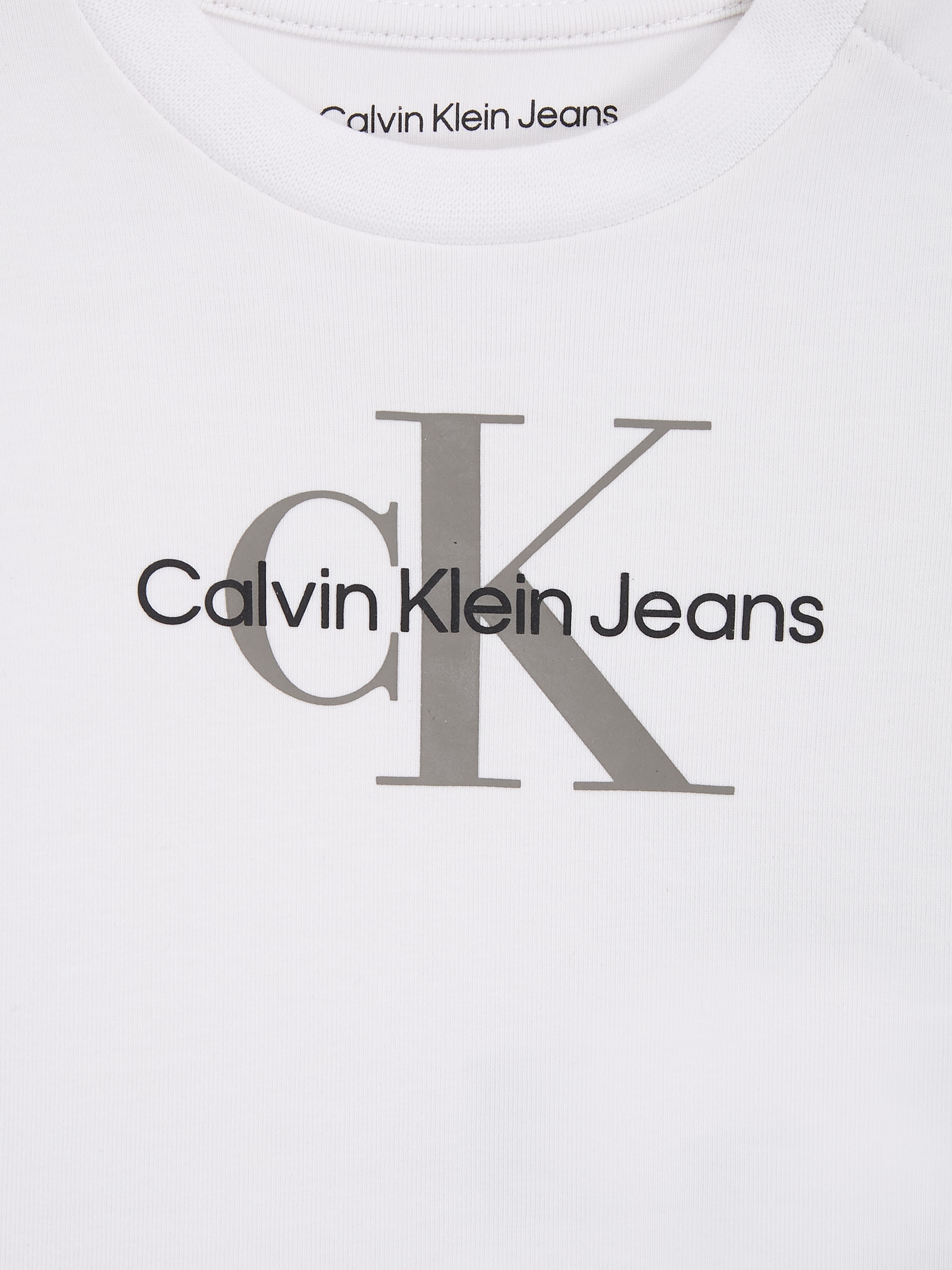 Calvin Klein Jeans Langarmshirt »MONOGRAM LS T-SHIRT«, für Babys bis 2 Jahre, mit großem Druck