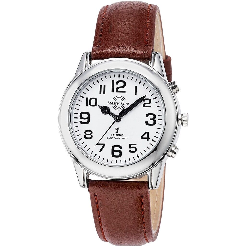 MASTER TIME Funkuhr »Sprechende Uhr MTGA-10806-12L«