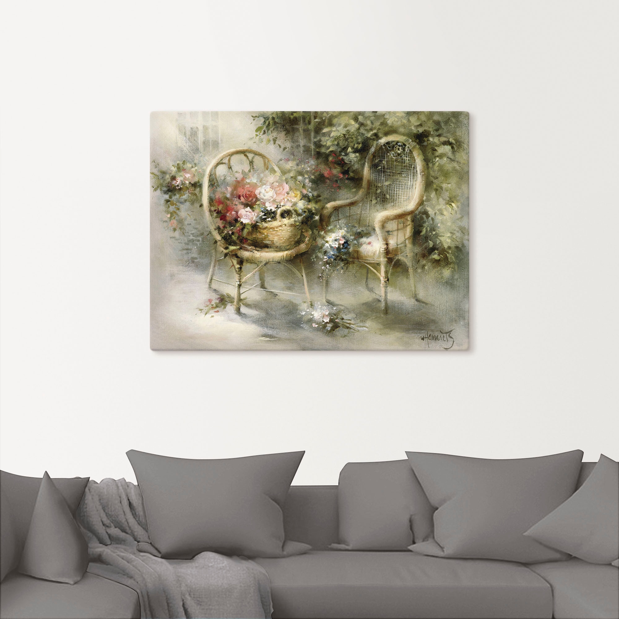 Artland Wandbild »Sommer II«, Garten, (1 St.), als Leinwandbild, Poster in verschied. Größen