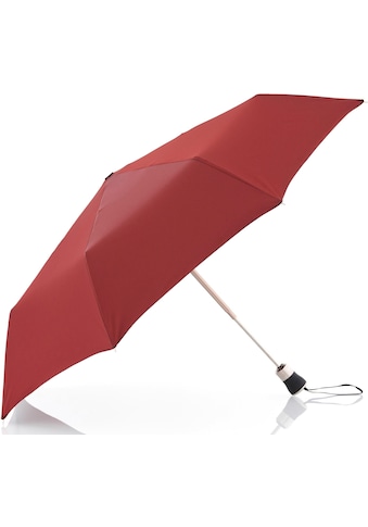 doppler MANUFAKTUR Taschenregenschirm »Oxford Uni, rot«, handgemachter... kaufen