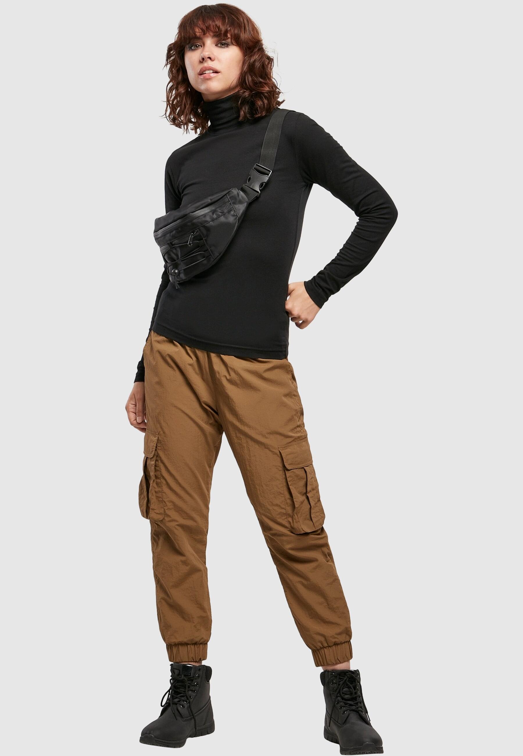 URBAN CLASSICS Longsleeve »Urban Classics Damen Ladies Basic Turtleneck L/S«, (1 tlg.)
