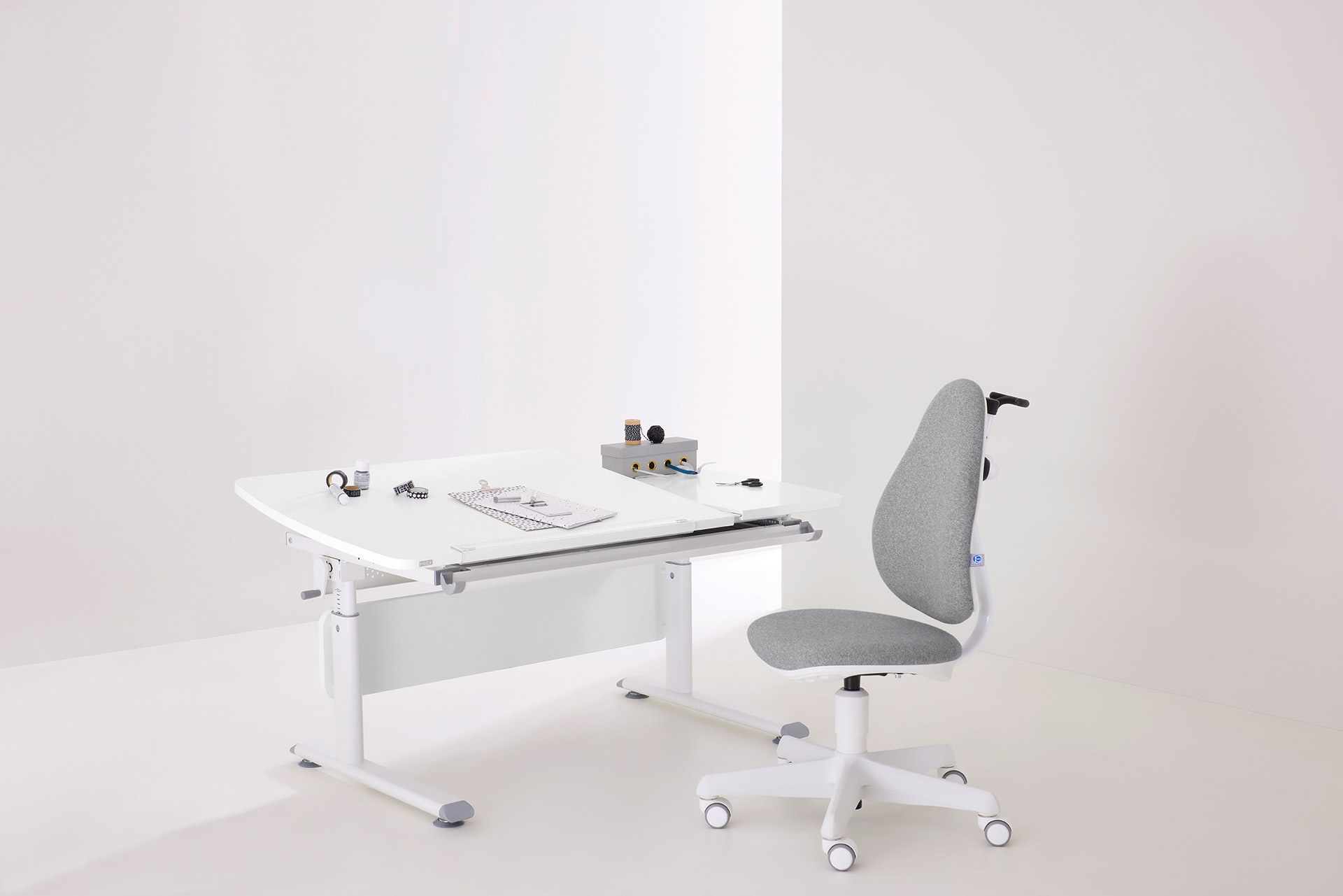 PAIDI Schreibtischstuhl »JOOKI S«, Microfaser, ergonomisch mitwachsend