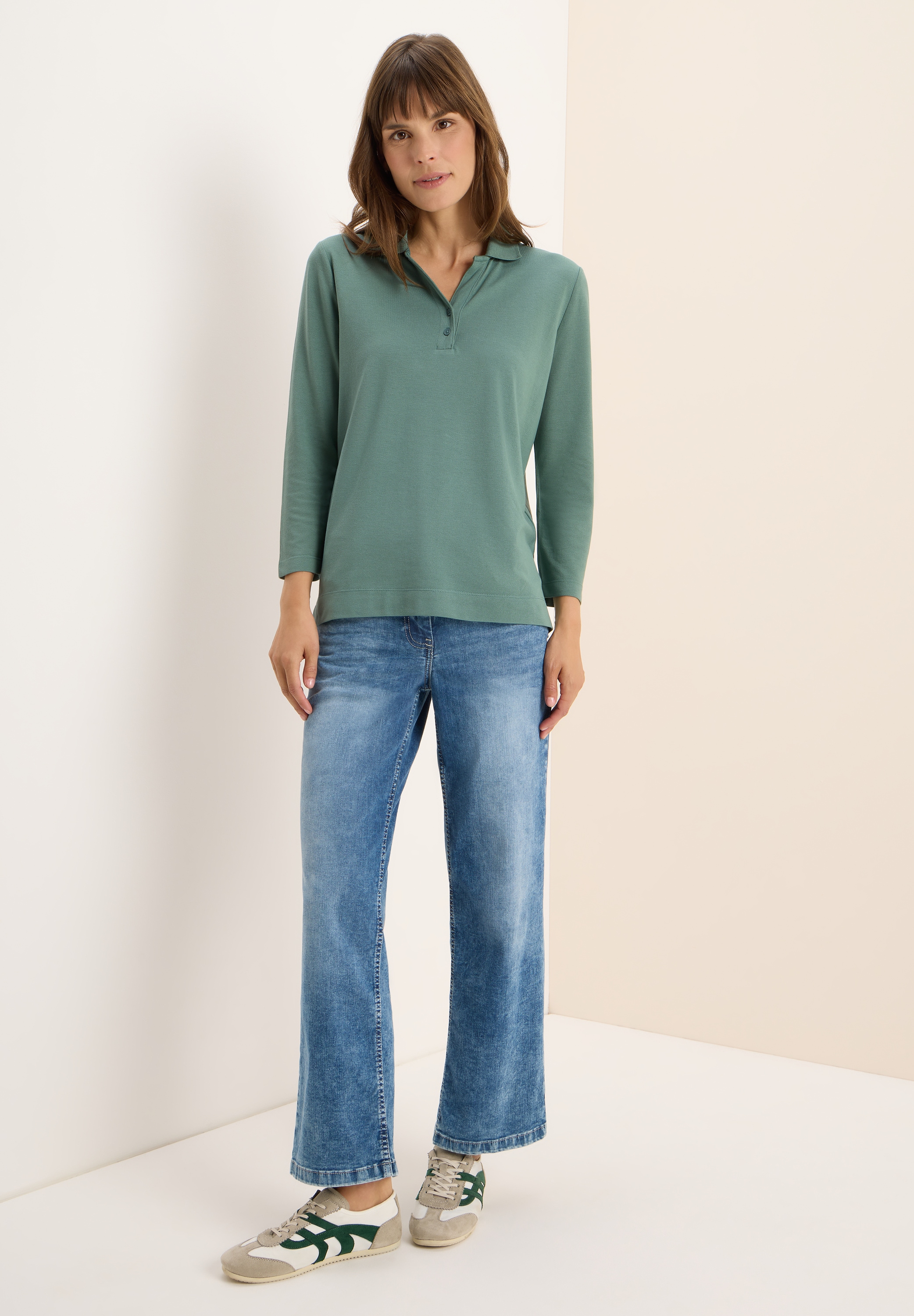 Cecil Poloshirt, in Unifarbe