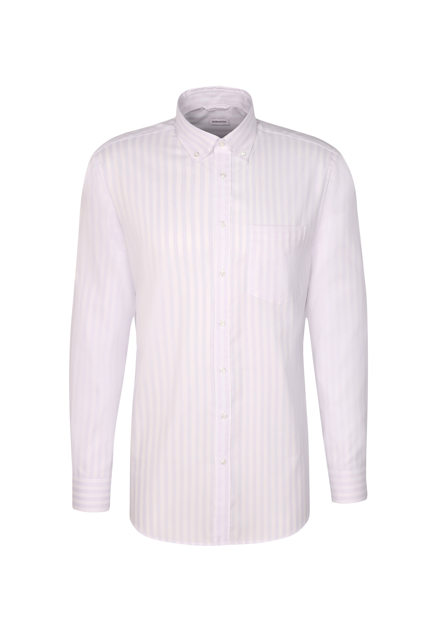 seidensticker Businesshemd »Regular«, Regular Langarm Button-Down-Kragen Streifen