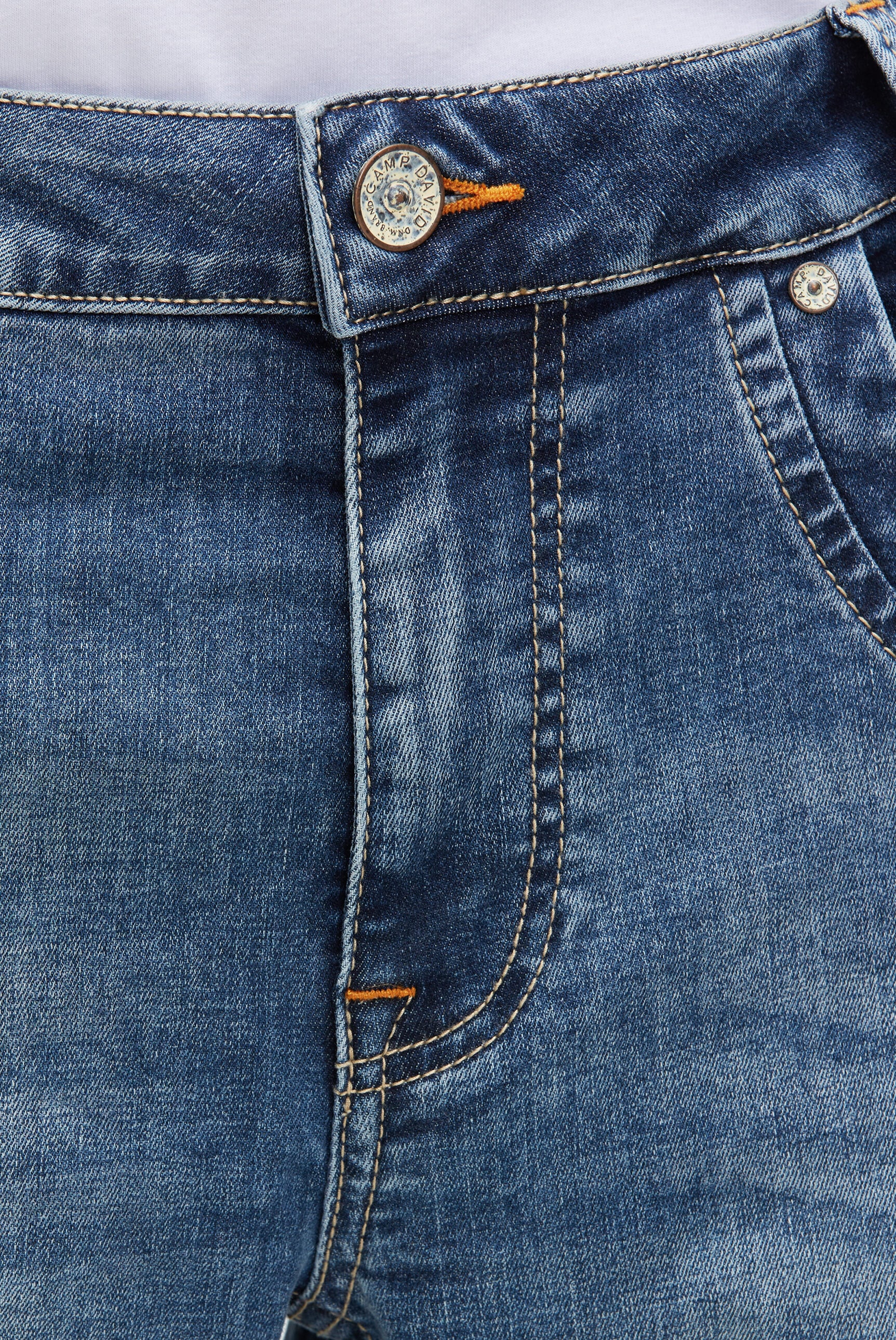 CAMP DAVID Jeansshorts mit Turn-Up Saum