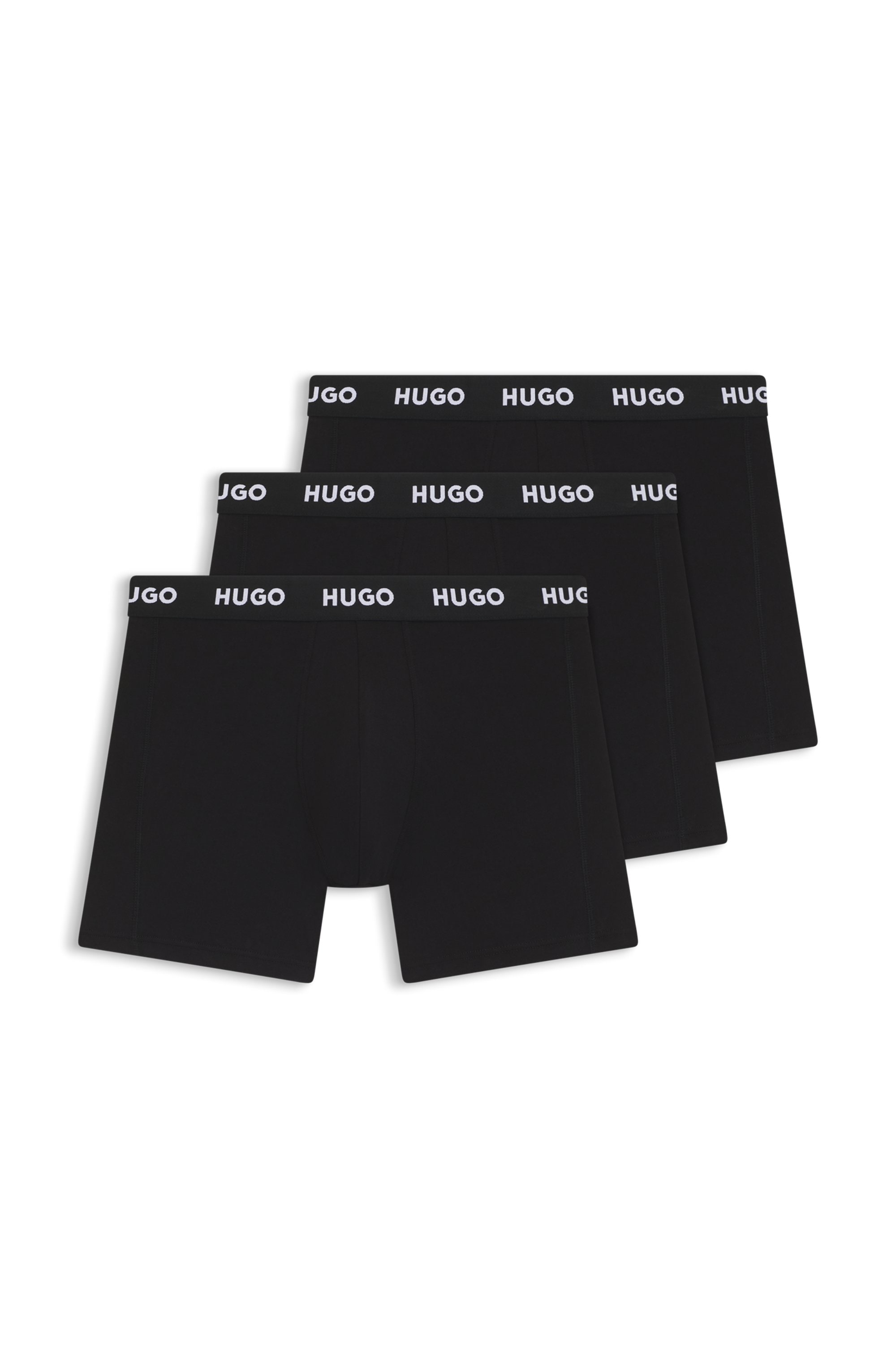 HUGO Underwear Boxer "BOXERBR TRIPLET PACK" 3 Stk. mit HUGO Logo-Elastikbund