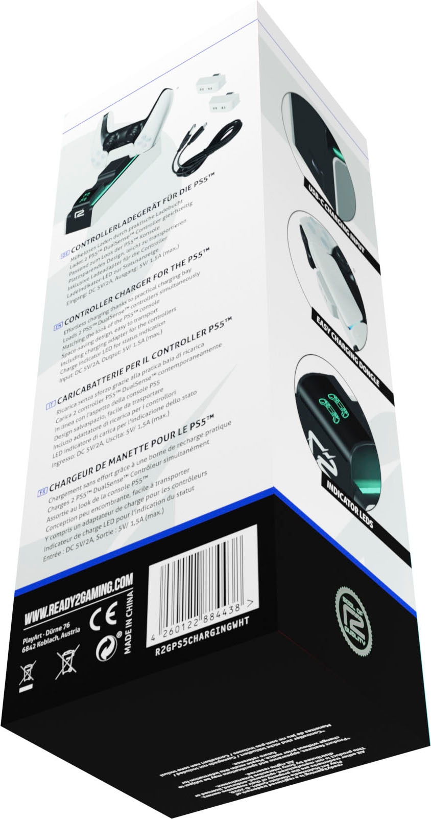 Ready2gaming Controller-Ladestation »PS5 Dual Charger«