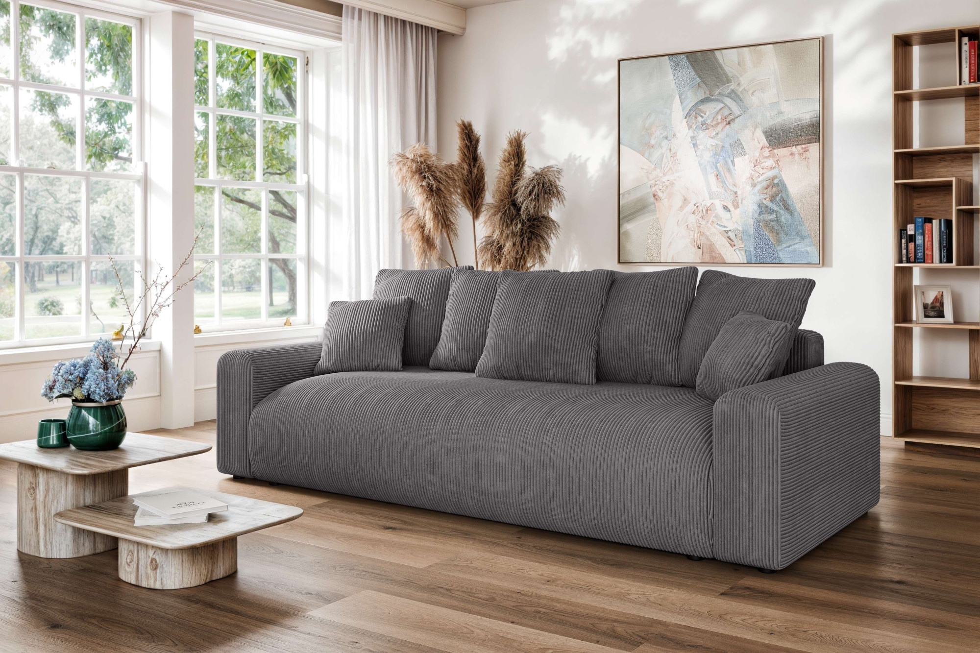Home affaire Big-Sofa "LAKESIDE klein 3-Sitzer Schlafsofa mit Bettkasten, B günstig online kaufen