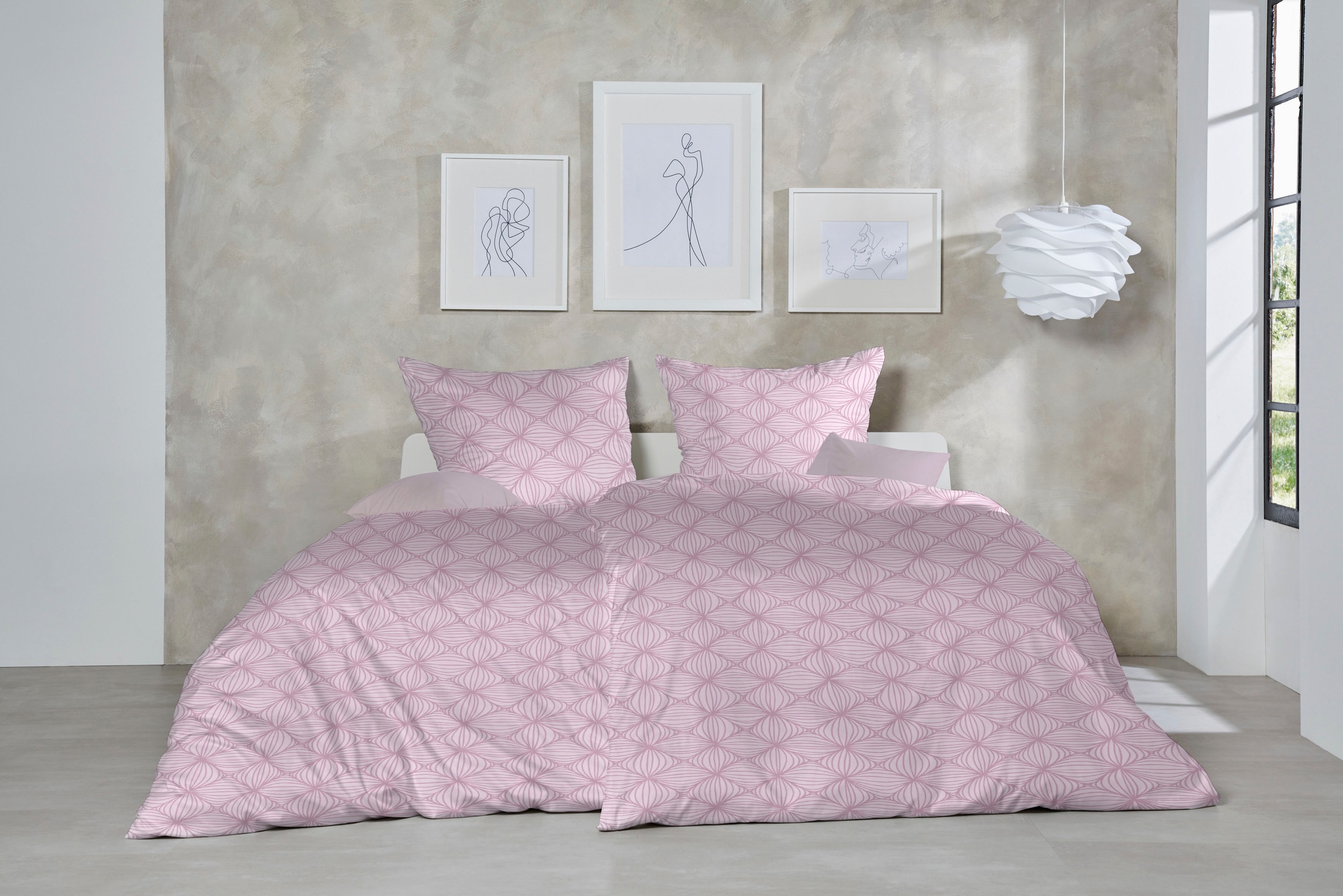 Primera Bettwäsche "Biber-Bettwäsche Rosarot" 2 Stk. Mit einem traumhaften günstig online kaufen