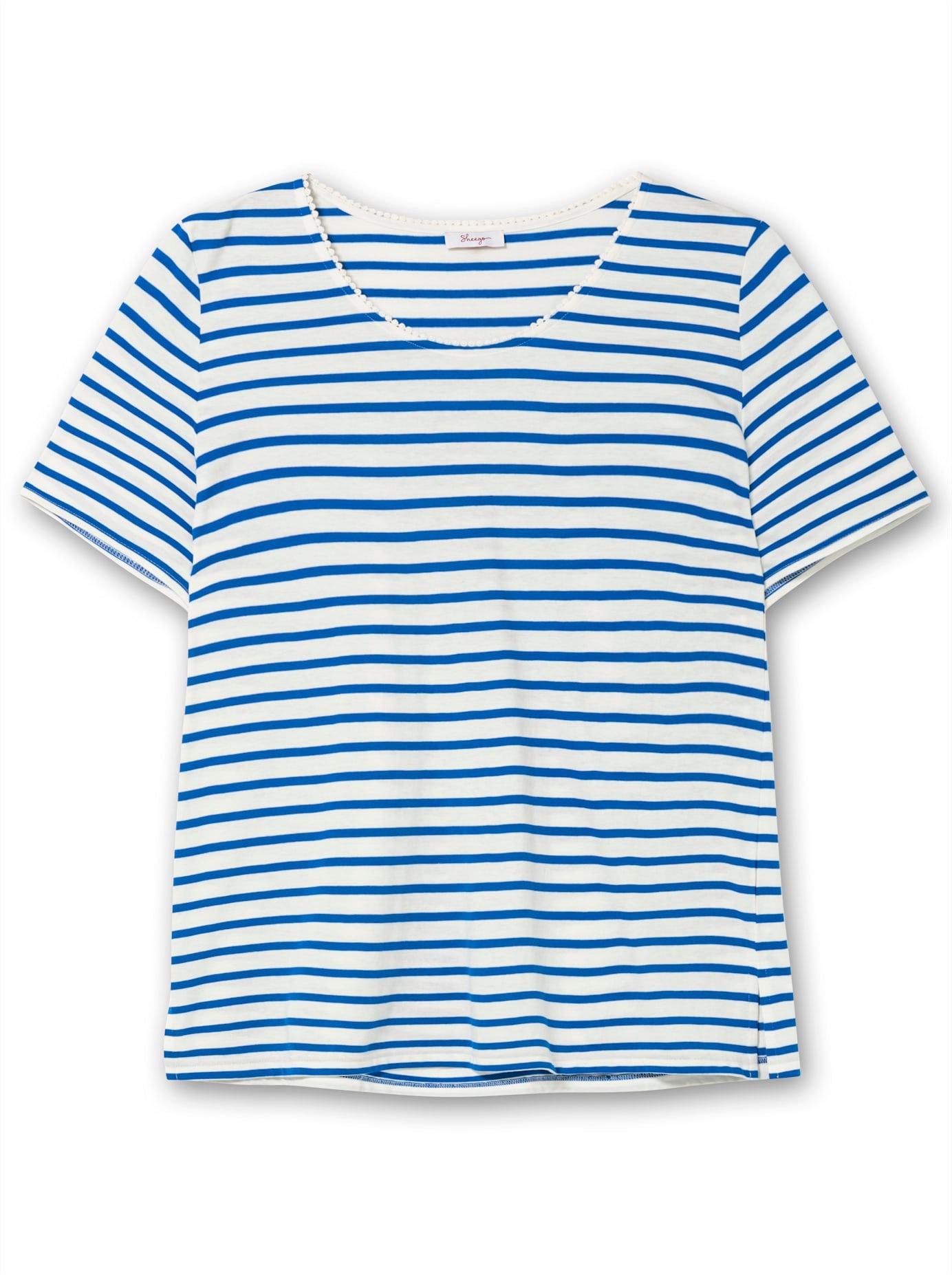 Thumbnail - Sheego Rundhalsshirt "Rundhalsshirt" 1 Stk. tlg.