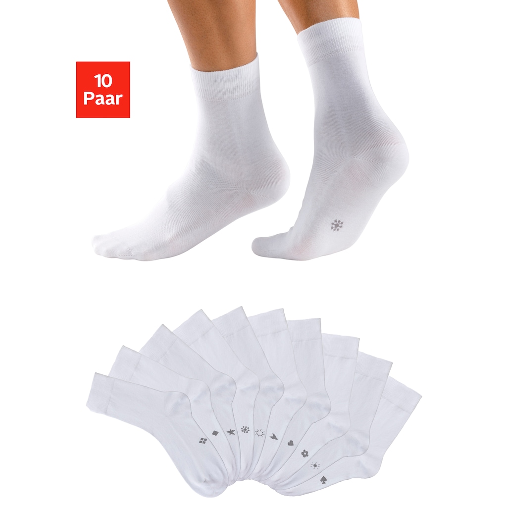 H.I.S Basicsocken, (Set, 10 Paar)