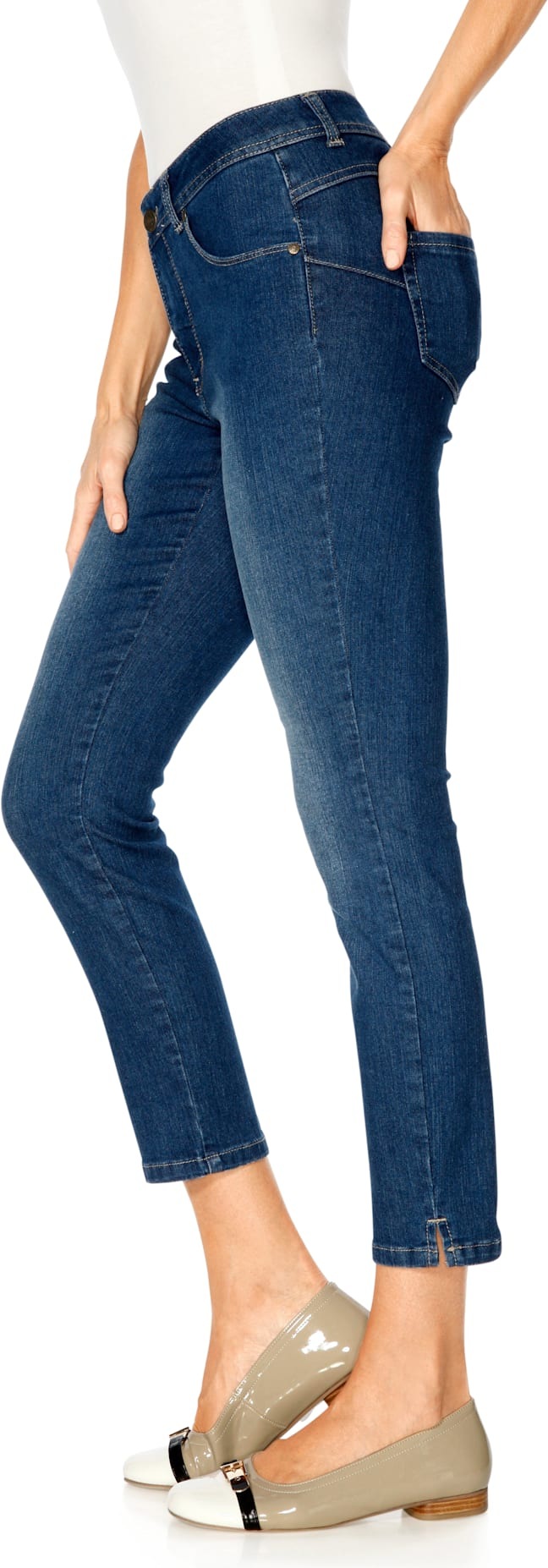 LINEA TESINI by heine Röhrenjeans, (1 tlg.) günstig online kaufen