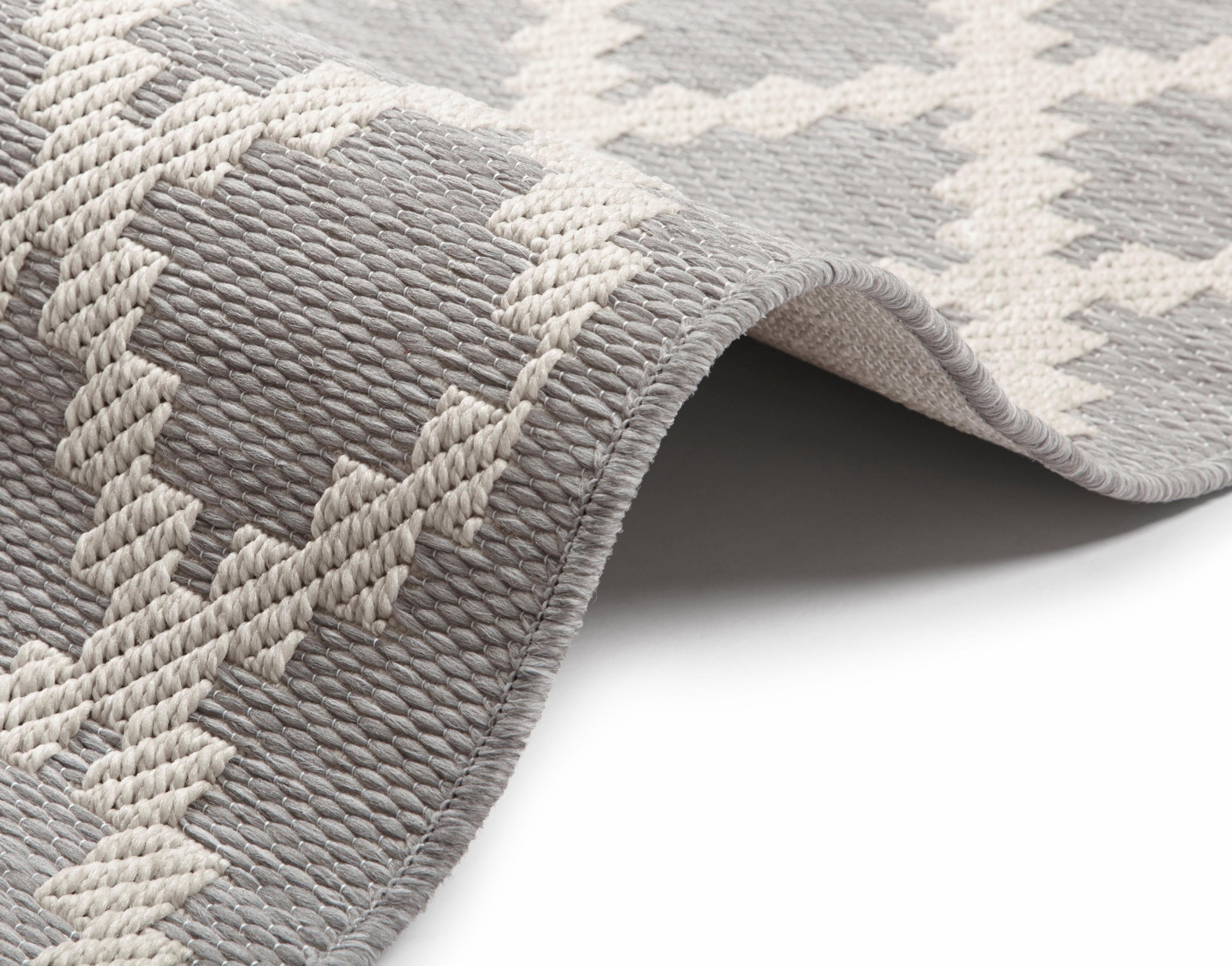 freundin Home Collection Teppich »Dawn«, rechteckig, 4 mm Höhe, In-& Outdoor, Teppich, Wetterfest, Balkon, Garten, Wohnzimmer, Modern