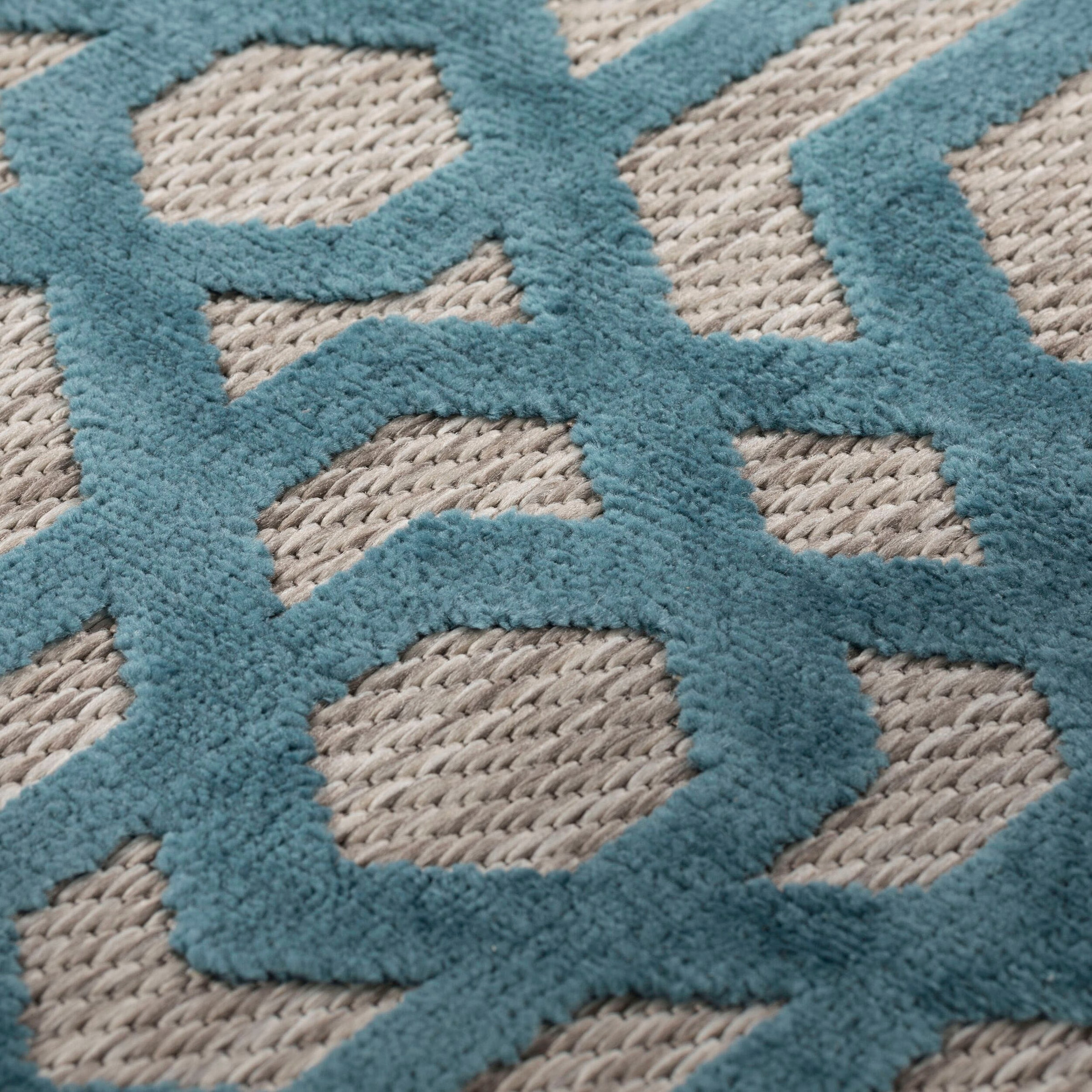 FLAIR RUGS Teppich »Oro«, rechteckig, gemustert samtartiger geometrisch fußbodenheizungsgeeignet, | BAUR Flor, bestellen