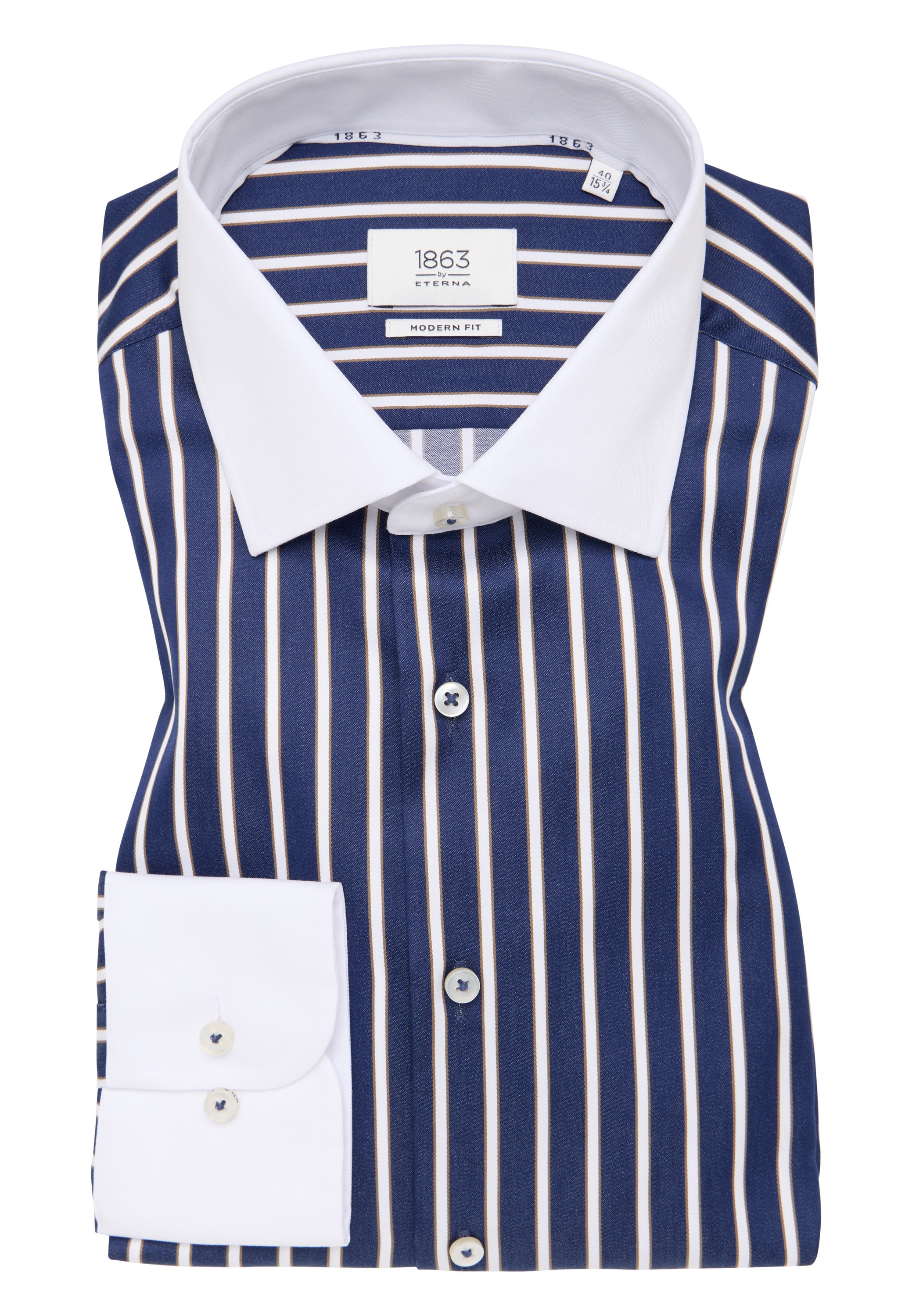 Eterna Langarmhemd »MODERN FIT«, NON IRON (bügelfrei)