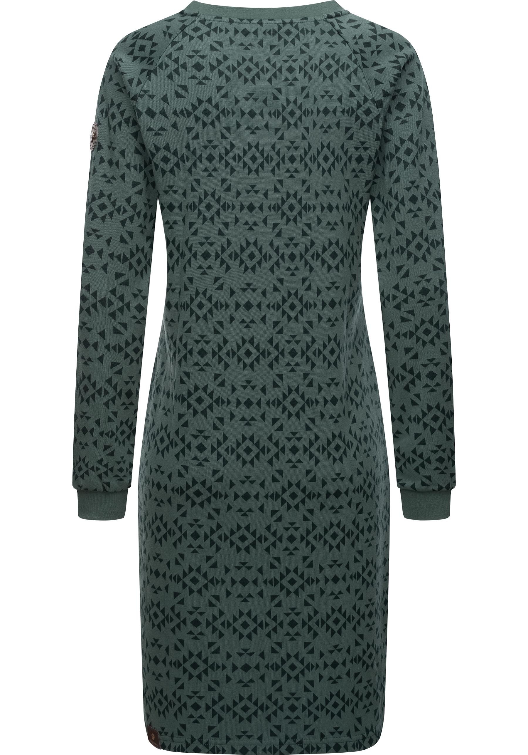 Ragwear Sweatkleid »Dassa Aztec«, stylisches Langarmkleid für den Winter