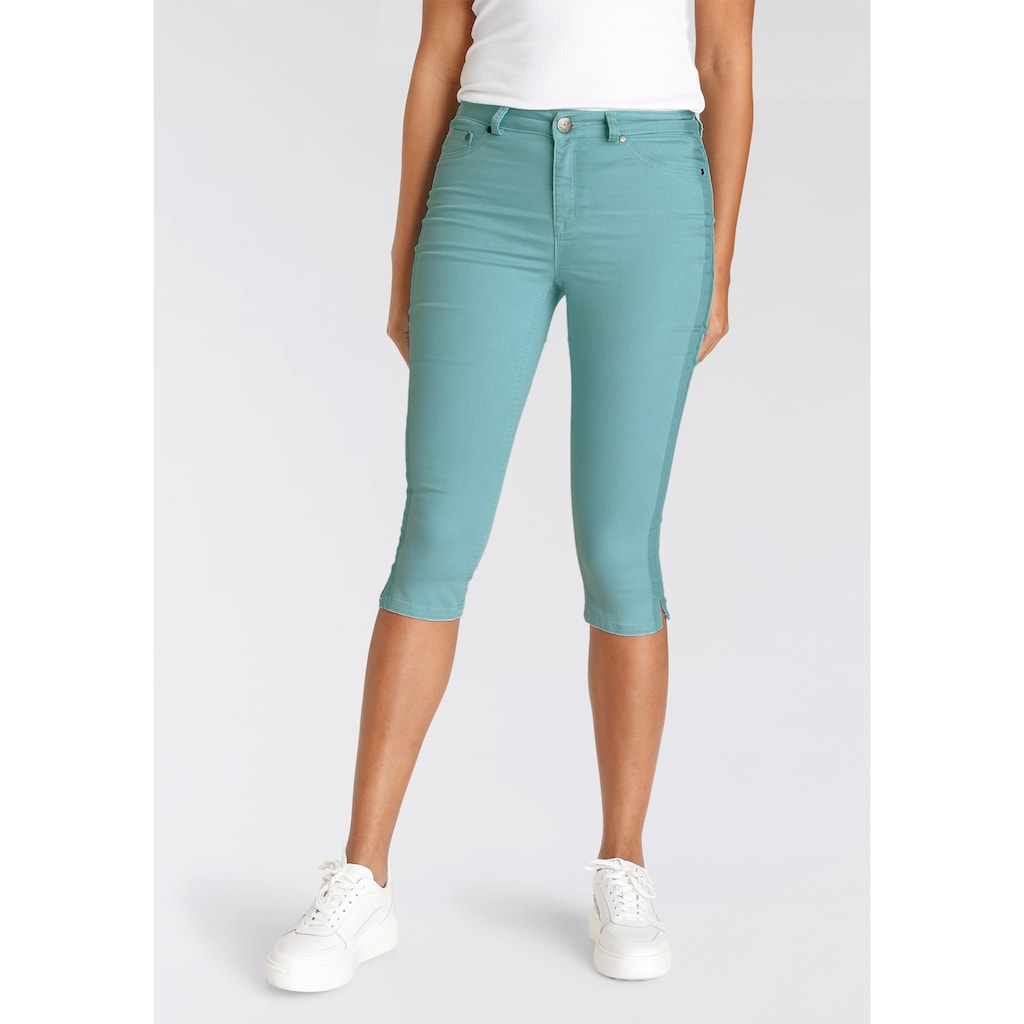 Arizona Caprijeans »Ultra Stretch«, High Waist mit seitlichem Streifen