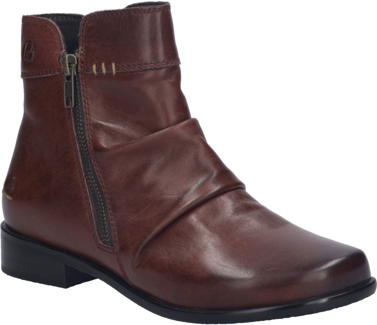 Josef Seibel Stiefelette »Catrin 12«  Blockabsatz, Ankleboots, slouchy Falten am Schaft, Weite H (sehr weit)