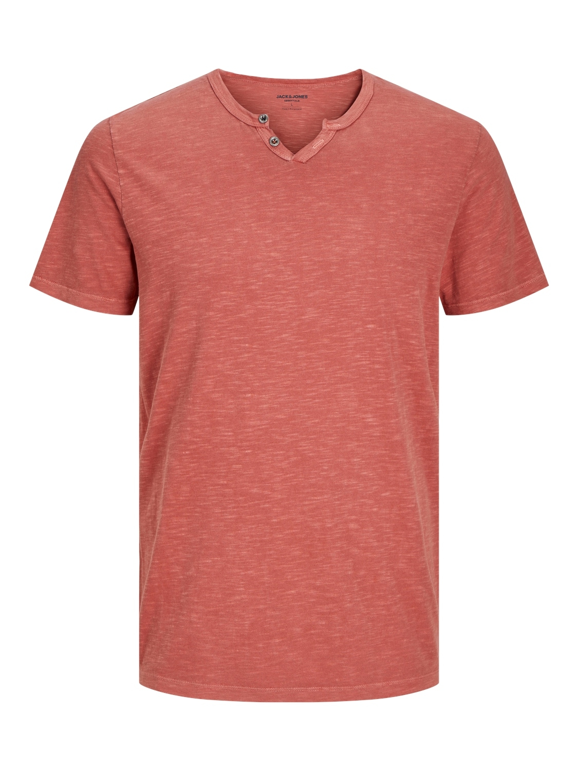 Jack & Jones T-Shirt »JJESPLIT NECK TEE SS NOOS«, mit V-Ausschnitt