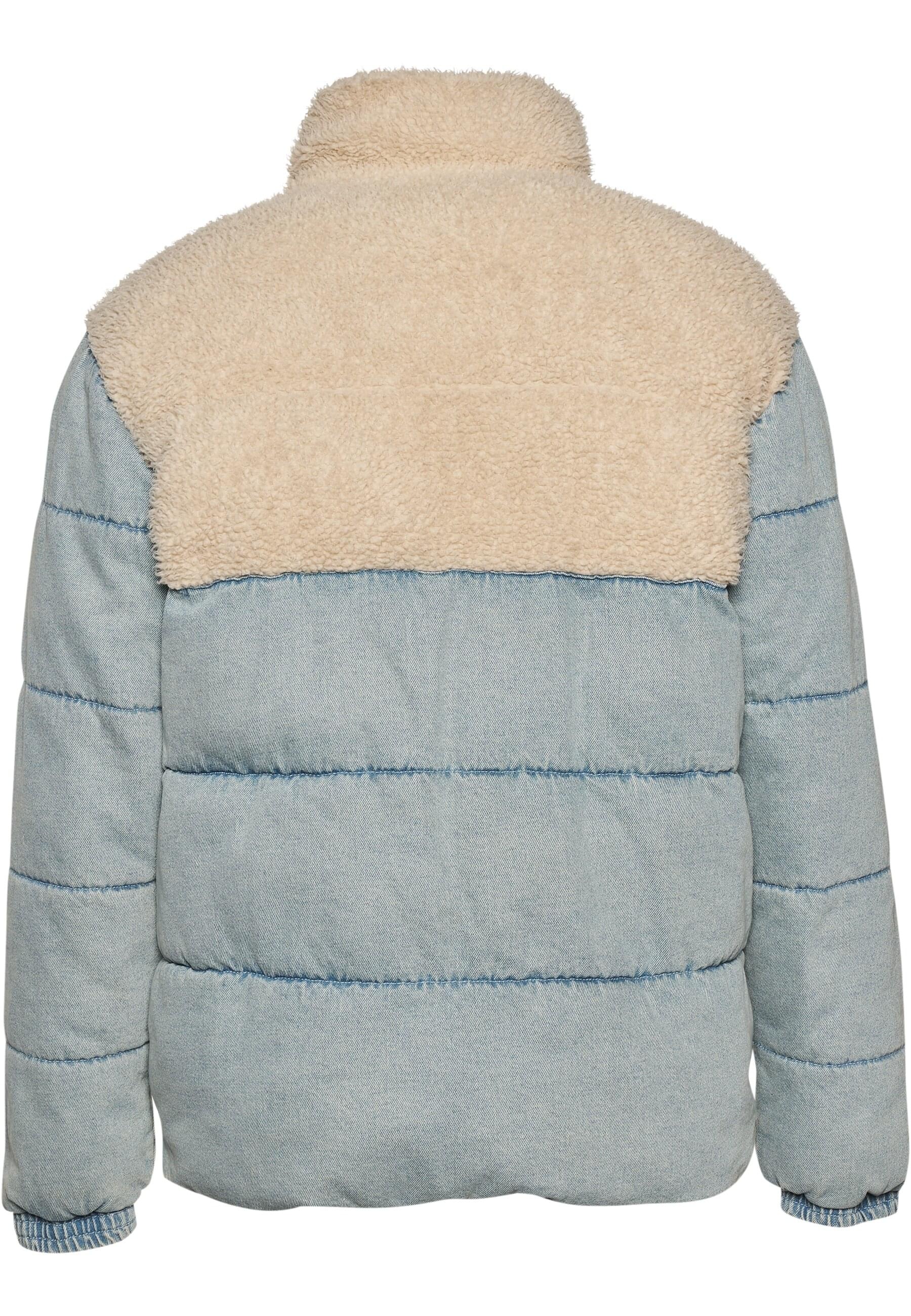 Karl Kani Winterjacke »Karl Kani Herren KM234-036-1 KK Retro Denim Teddy Puffer Jacket«, (1 St.), ohne Kapuze