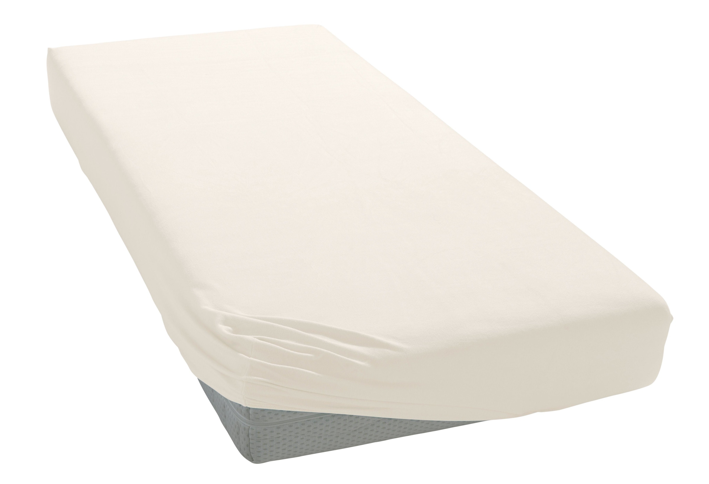 bellana Spannbettlaken "bellana exclusiv aus 100% Mako-Baumwolle, 150 g/m², bügelfrei" feinste Mako-Baumwolle, Spannbetttuch für Matratzen bis 25cm Höhe