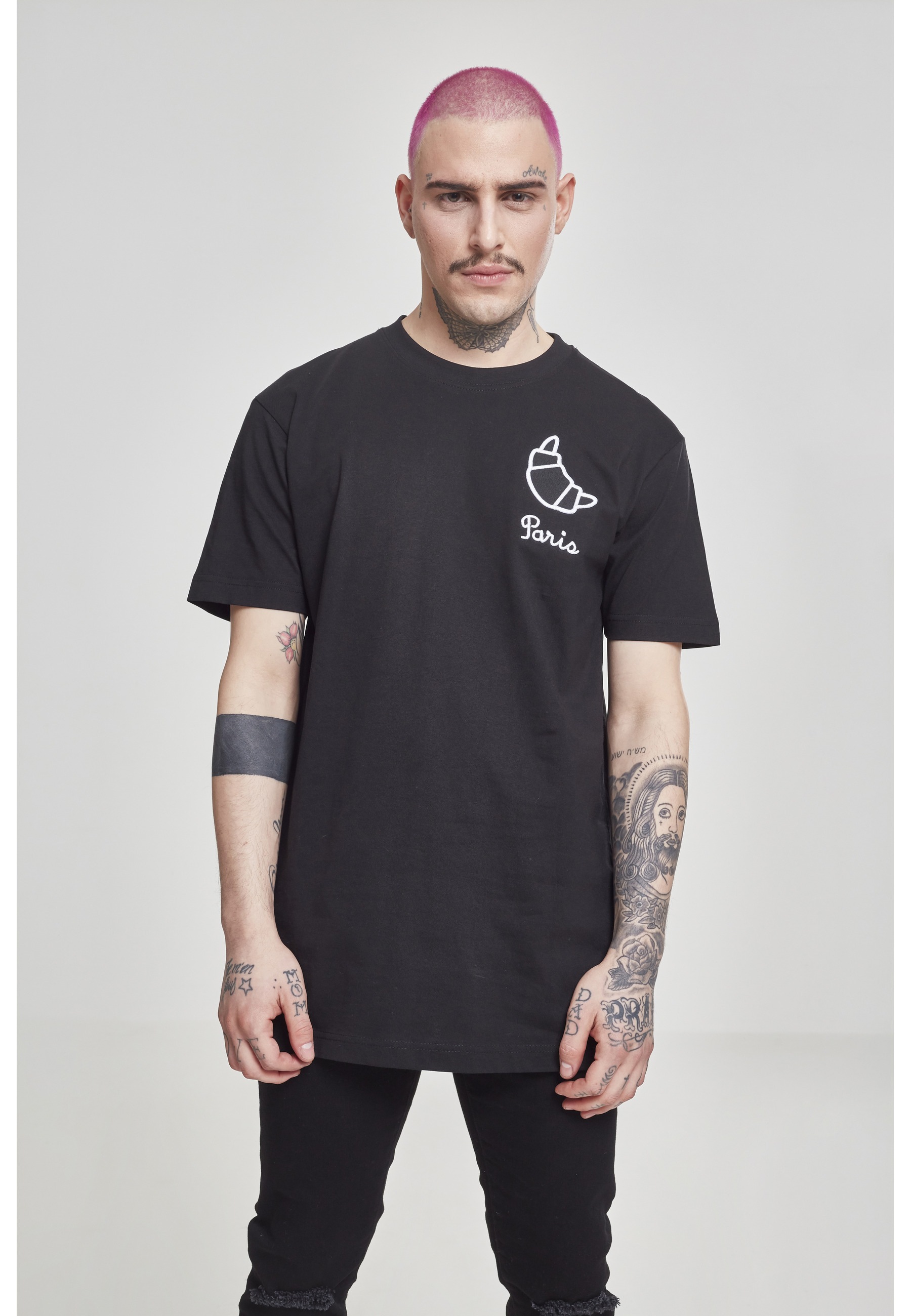 MisterTee T-Shirt »MisterTee Herren Paris Tee« 1 Stk.