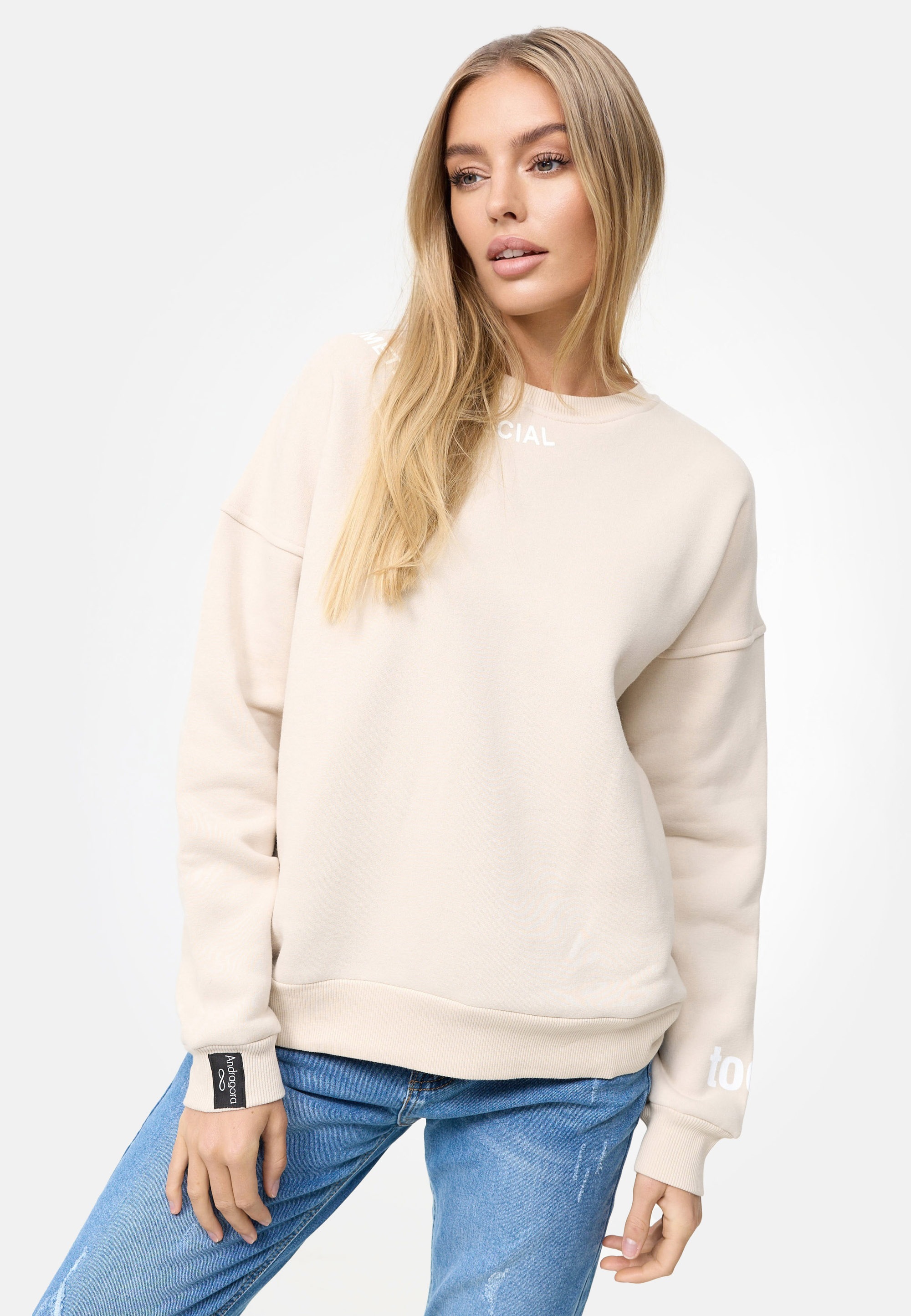 Decay Sweatshirt mit dezentem Print