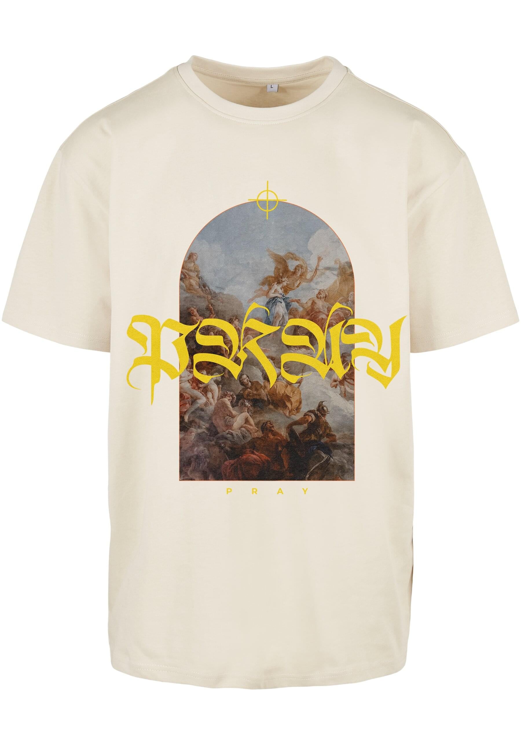MisterTee Kurzarmshirt "MisterTee Herren Pray Painting Oversize Tee" 1 Stk. günstig online kaufen