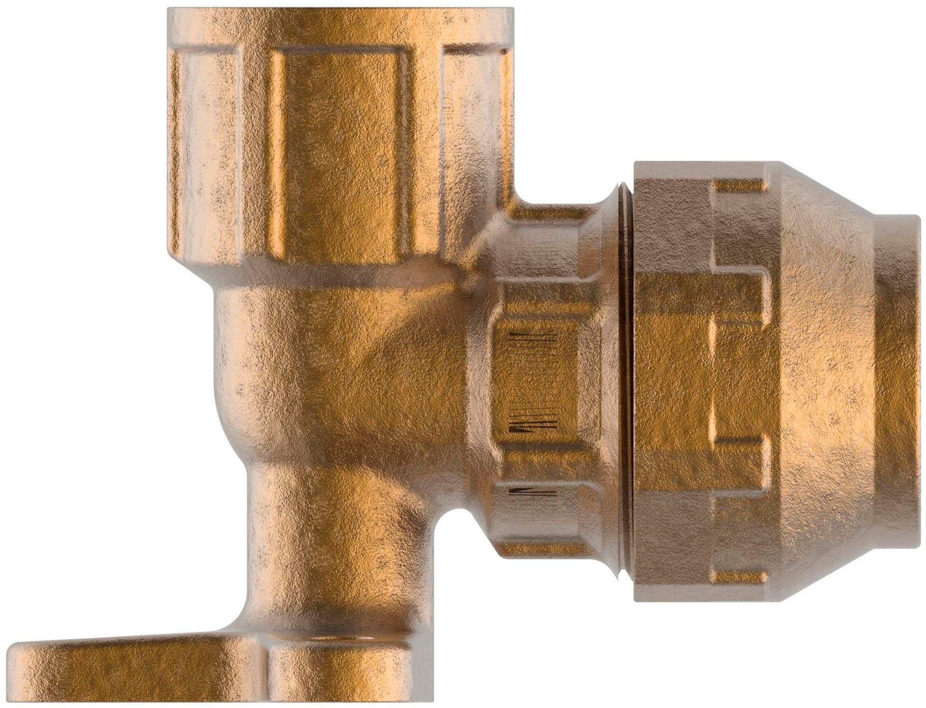 Kirchhoff Anschlussstück, Wandscheibe für HDPE Rohr, 1/2" IG x 20 mm
