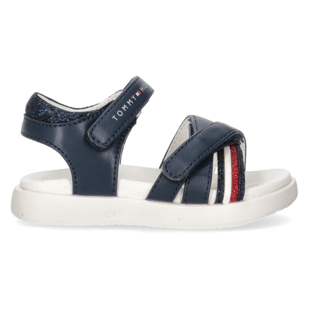 Tommy Hilfiger Sandale »STRIPES VELCRO SANDAL«