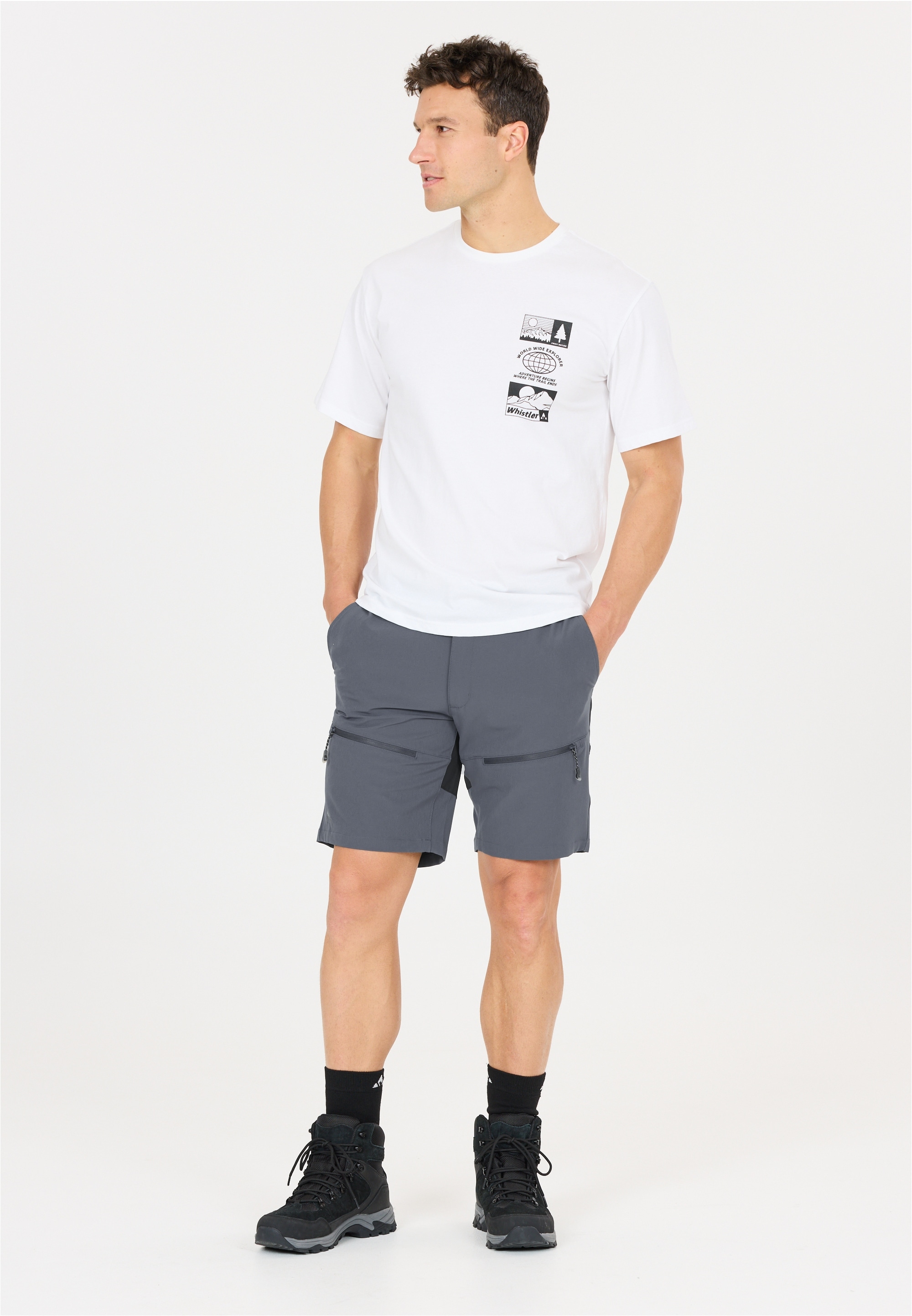 WHISTLER Shorts mit 4-Wege-Stretch-Material günstig online kaufen