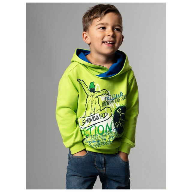 Trigema Sweatshirt »TRIGEMA Hoodie mit coolem Snowboard-Print« online  kaufen | BAUR