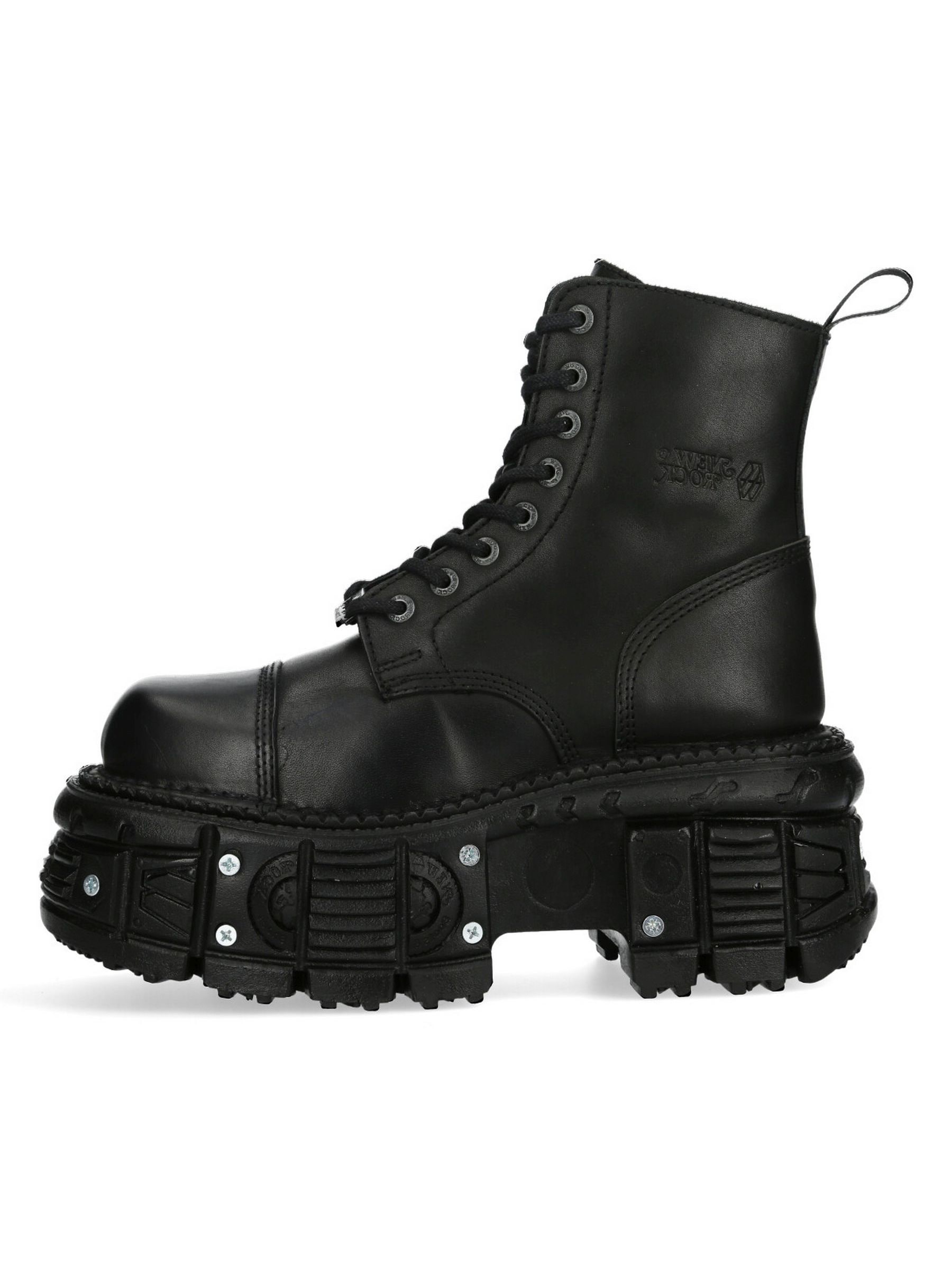 NEW ROCK Plateaustiefelette "Plateau Ankle Boots M-TANK083-C1" Handgefertigt, Made in Spain