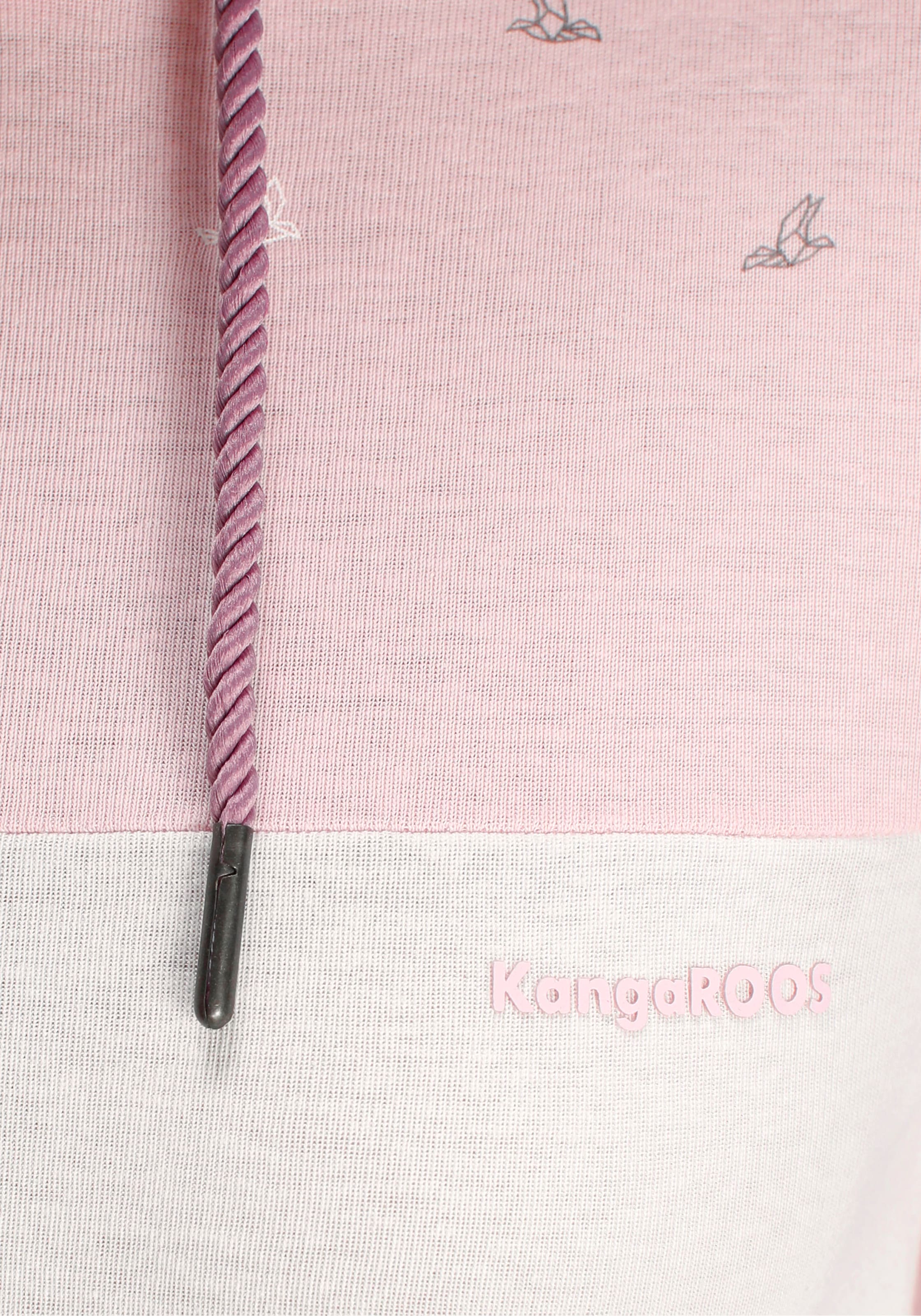 KangaROOS Kapuzenshirt, im trendigen Colorblocking-Design