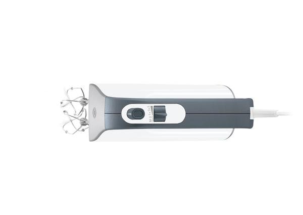 BOSCH Handmixer »Styline MFQ4835DE, 2x Rührbesen, Knethaken Edelst., 5 Stufen, weiß«, 575 W, Turbotaste, ergon. Soft-Touch-Griff, Made in Europe