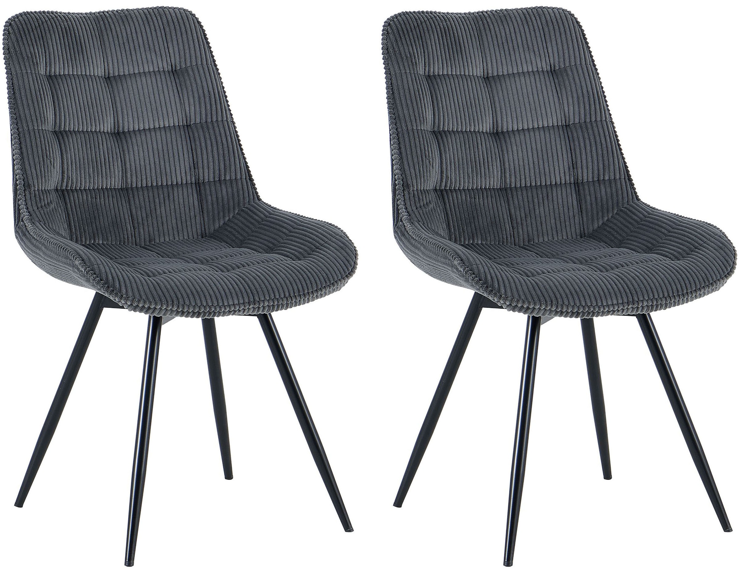 OTTO home Esszimmerstuhl »Catania« (Set) 2 Stk.bequemer Stuhl, 360 Grad drehbar in verschiedenen Stoffen und Farben.