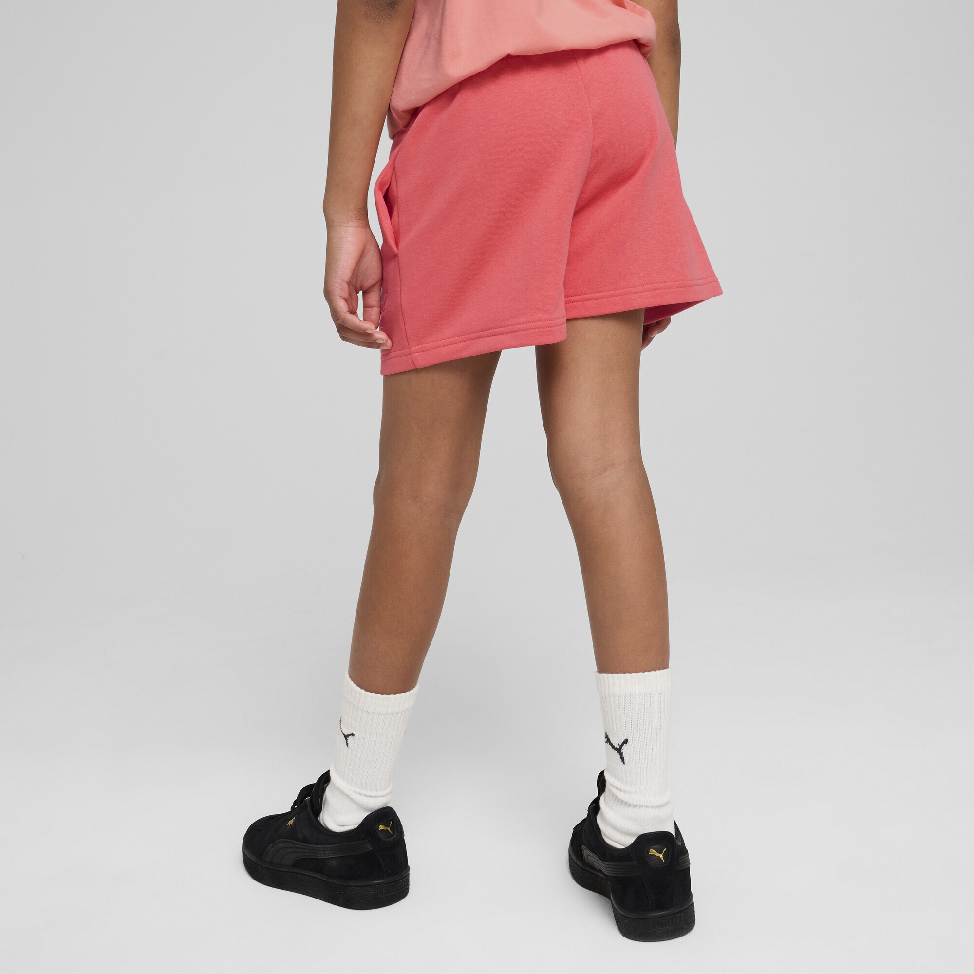 PUMA Sporthose »Essentials Script Shorts Mädchen«