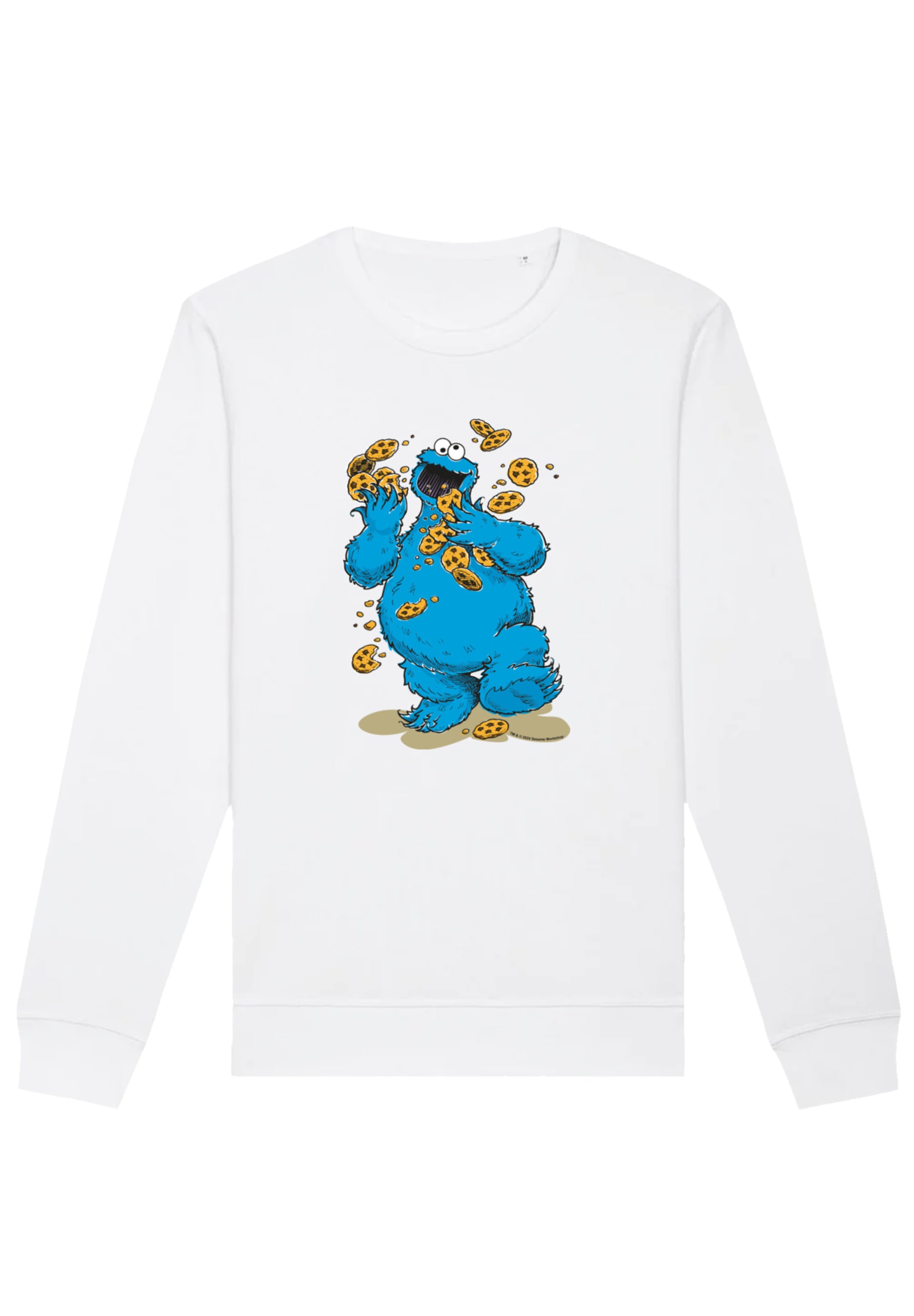 F4NT4STIC Sweatshirt "Sesamstraße Cookie Monster Cookies Everywere", Premiu günstig online kaufen